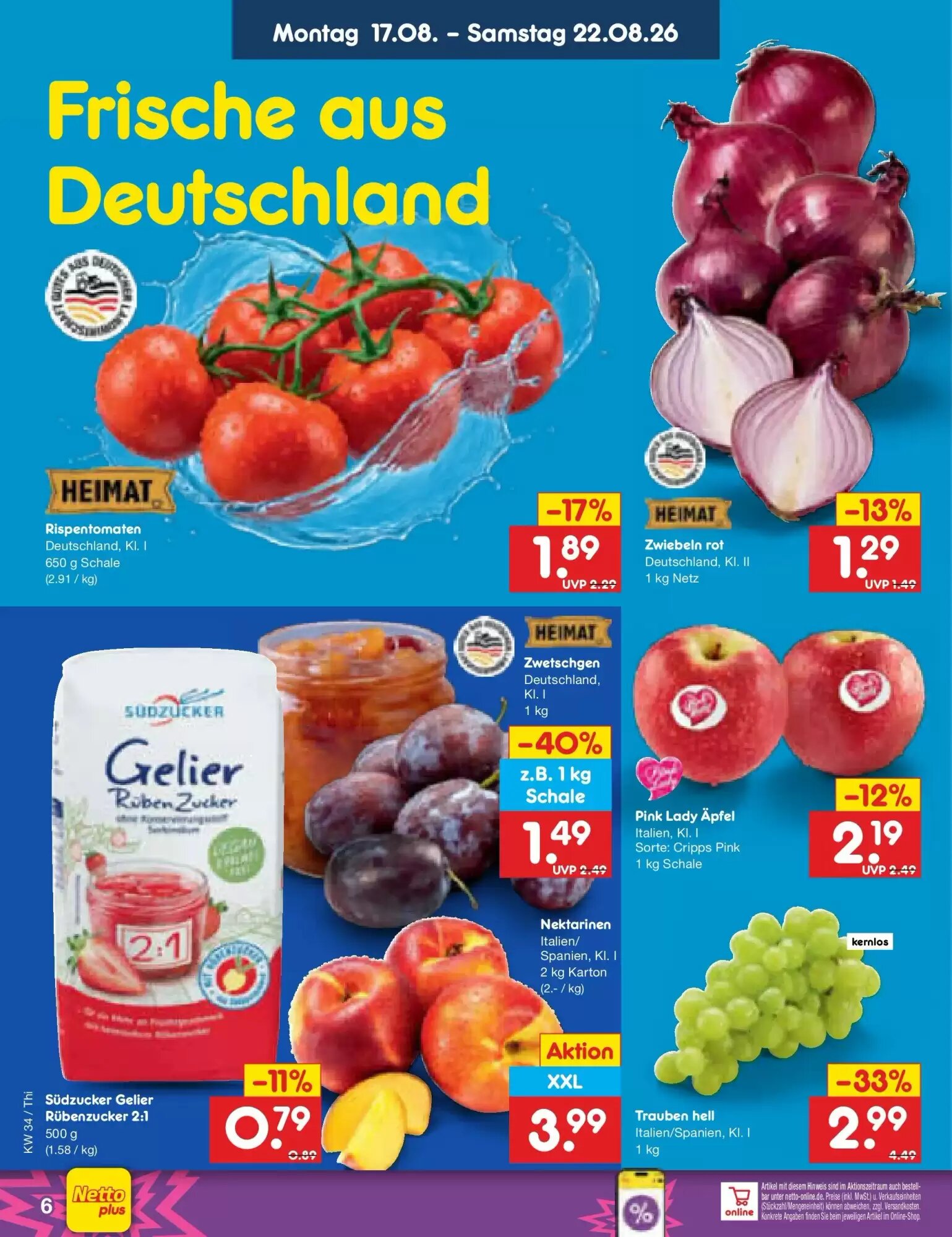 Netto Marken-Discount Prospekt (ab 17.08.2026) zum Blättern - Seite 8