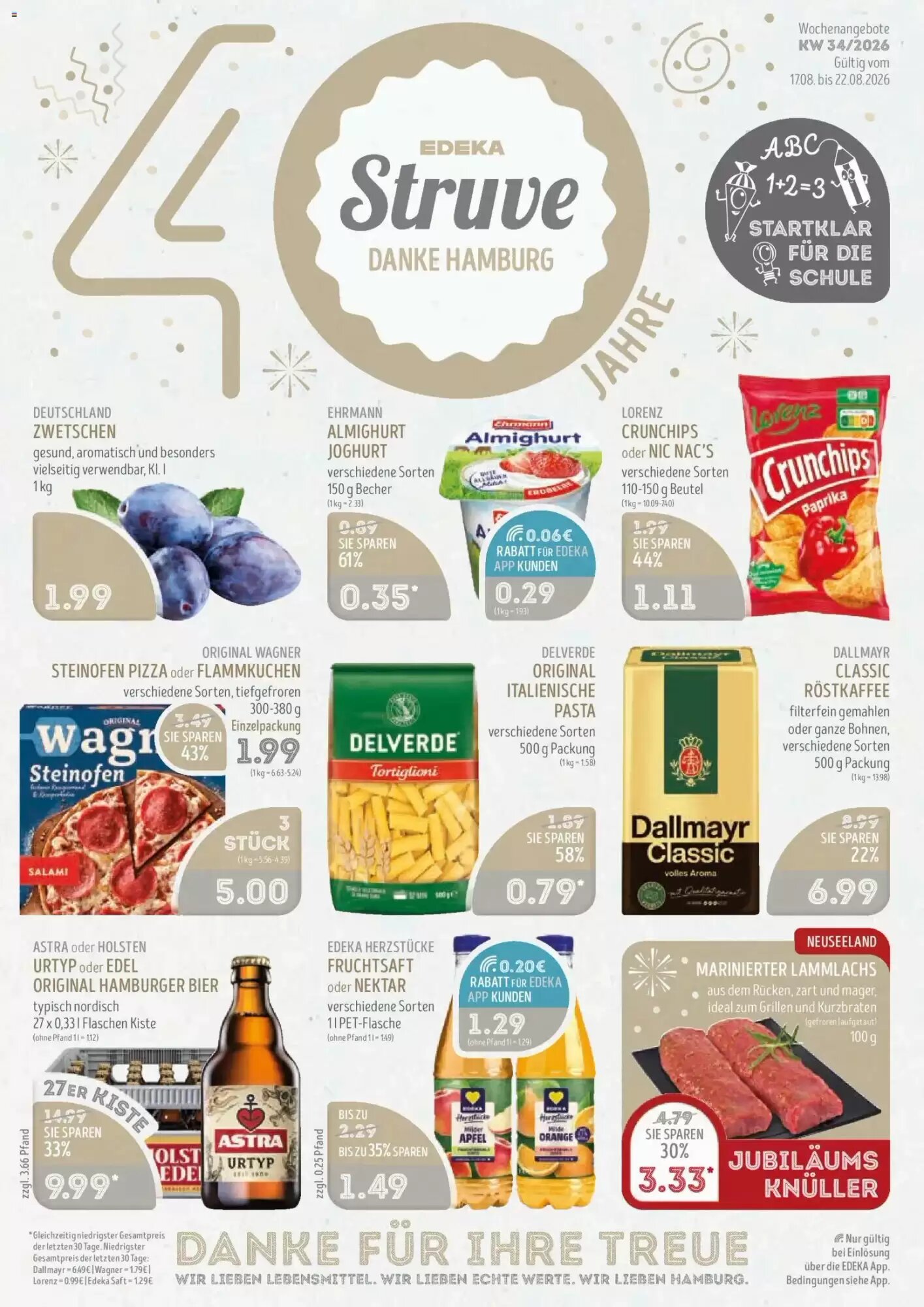 Edeka Struve Prospekt (ab 17.08.2026) zum Blättern - Seite 1