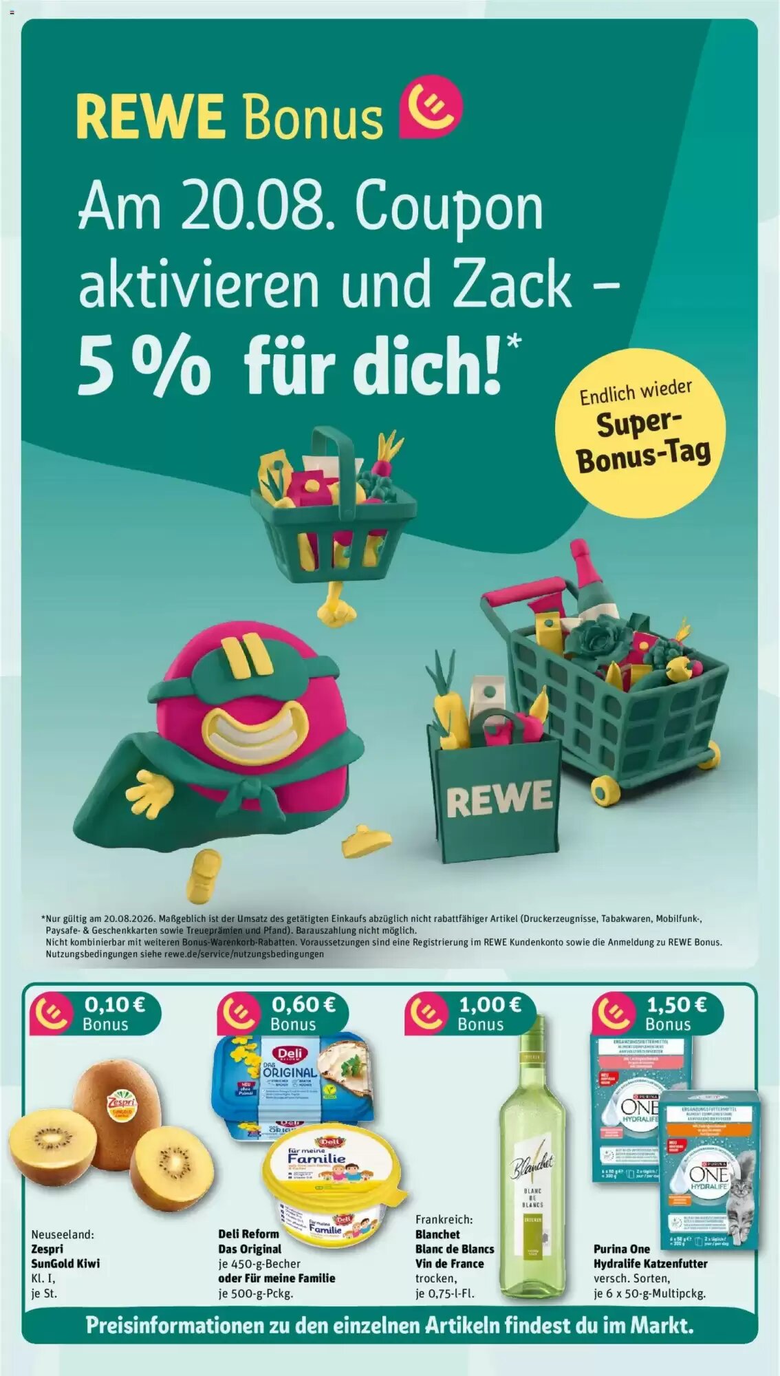 REWE Kaufpark Prospekt (ab 17.08.2026) zum Blättern - Seite 3