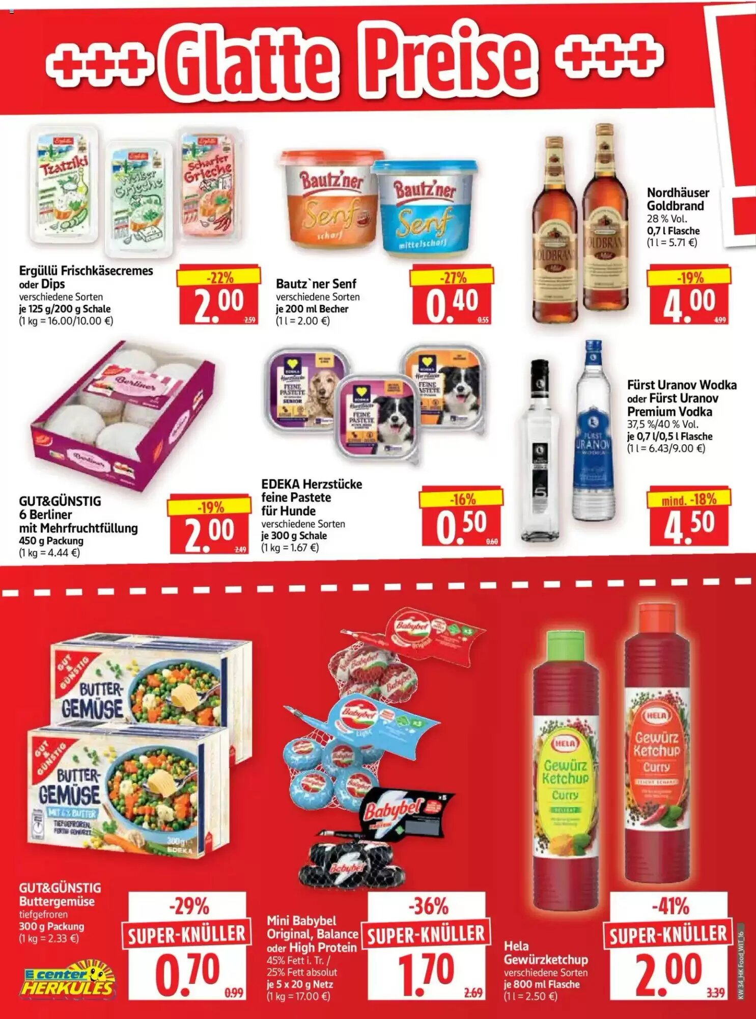 Edeka Herkules Prospekt (ab 17.08.2026) zum Blättern - Seite 16