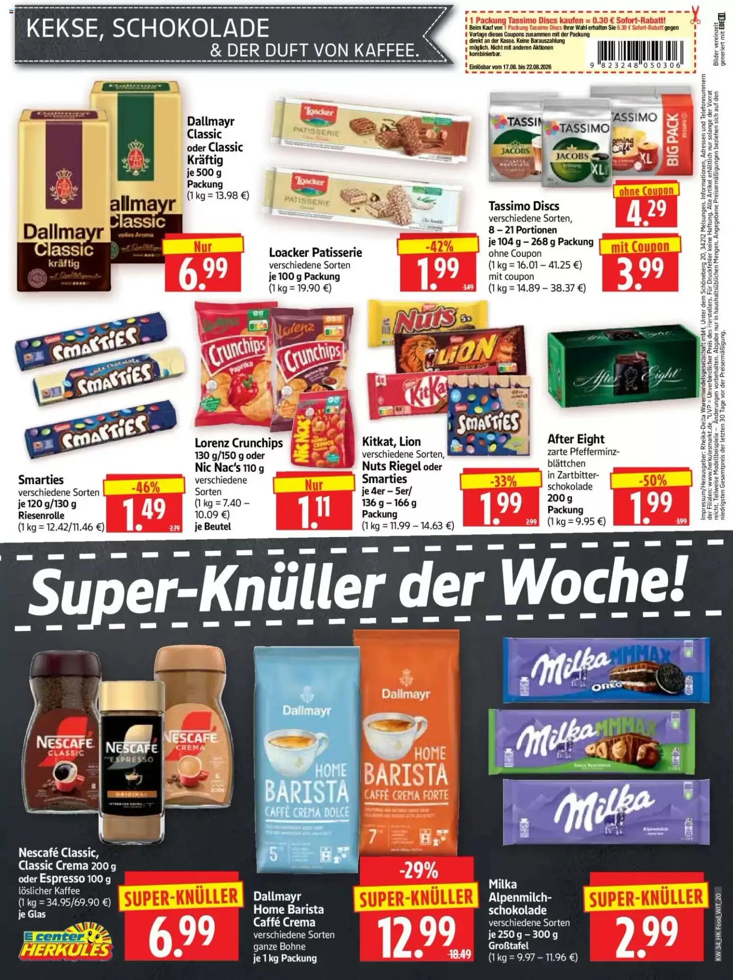 Edeka Herkules Prospekt (ab 17.08.2026) zum Blättern - Seite 20