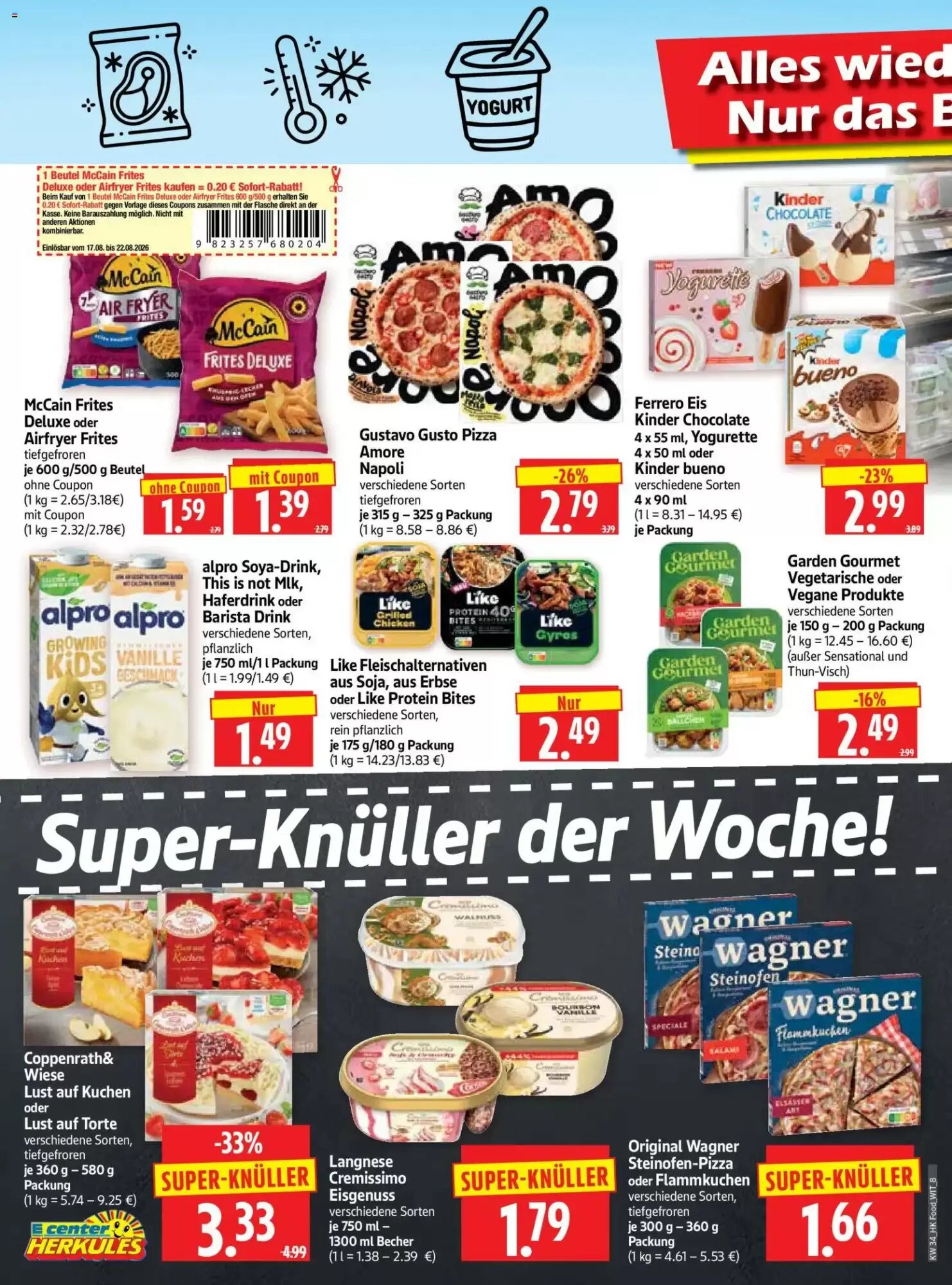 Edeka Herkules Prospekt (ab 17.08.2026) zum Blättern - Seite 8