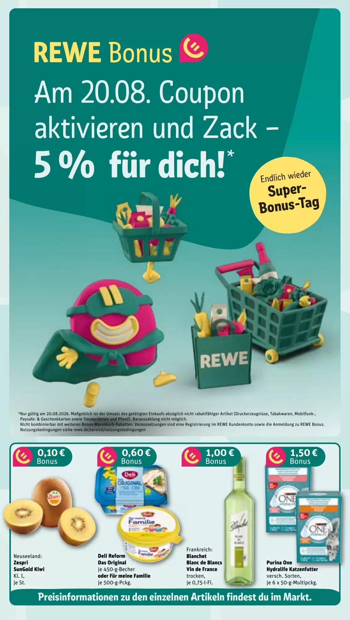 REWE Prospekt (ab 17.08.2026) zum Blättern - Seite 3
