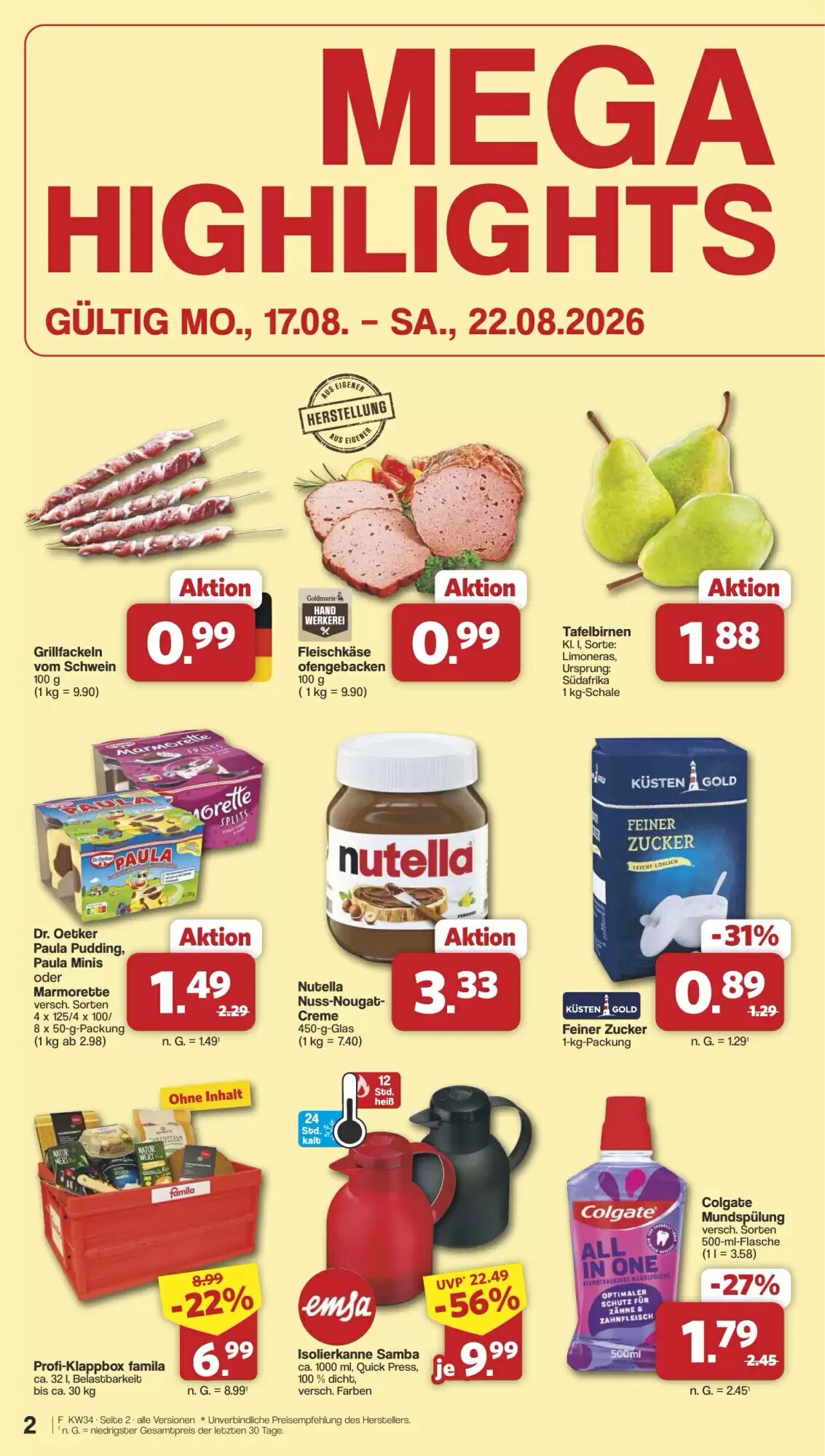 Famila Nord West Prospekt (ab 17.08.2026) zum Blättern - Seite 2
