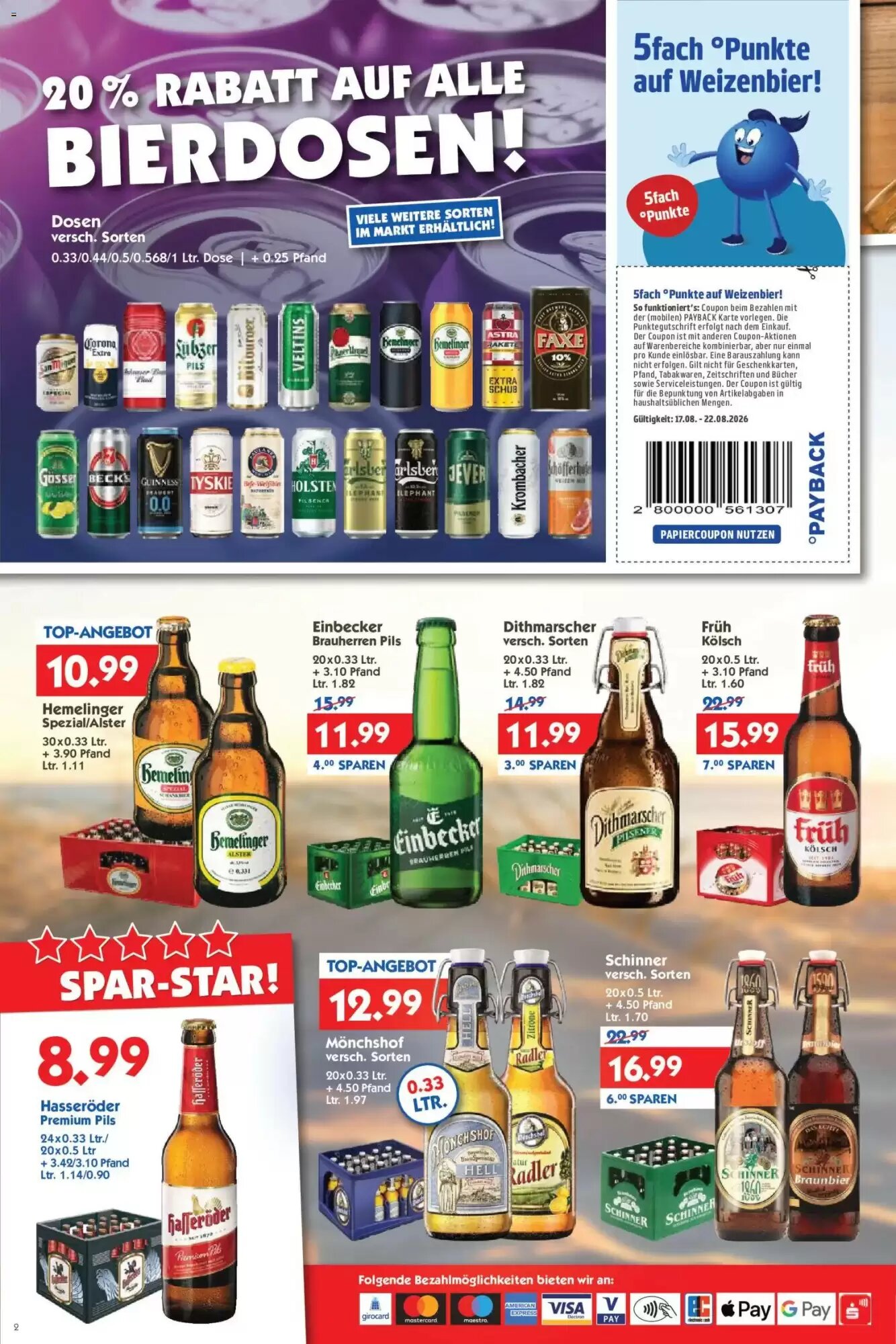 Hol'ab Getränkemarkt Prospekt (ab 17.08.2026) zum Blättern - Seite 2
