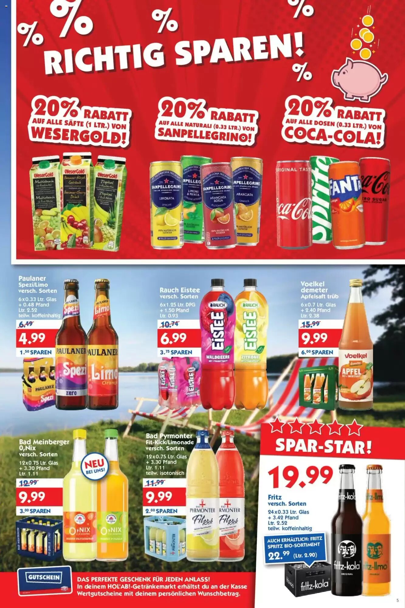 Hol'ab Getränkemarkt Prospekt (ab 17.08.2026) zum Blättern - Seite 5