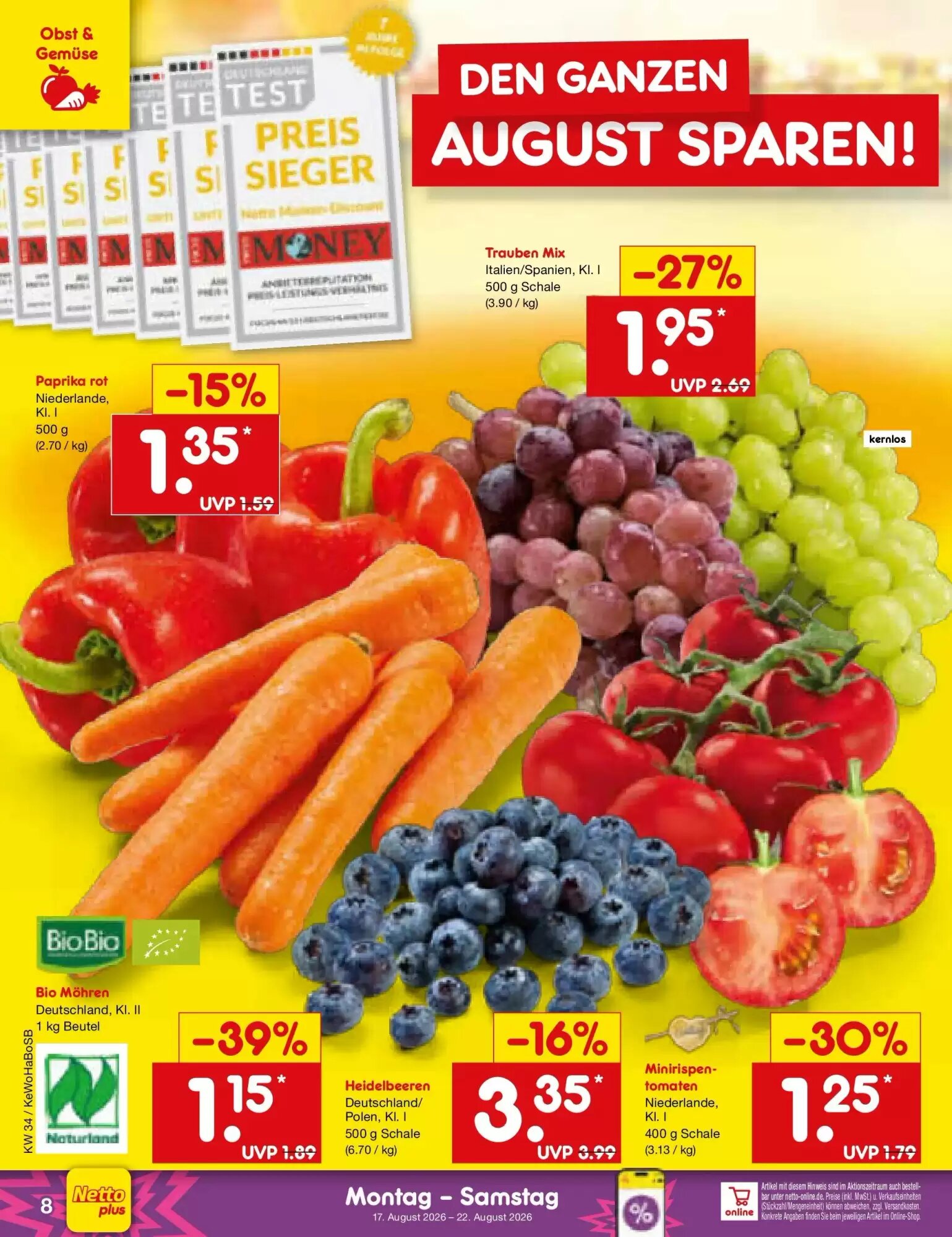 Netto Marken-Discount Prospekt (ab 17.08.2026) zum Blättern - Seite 10