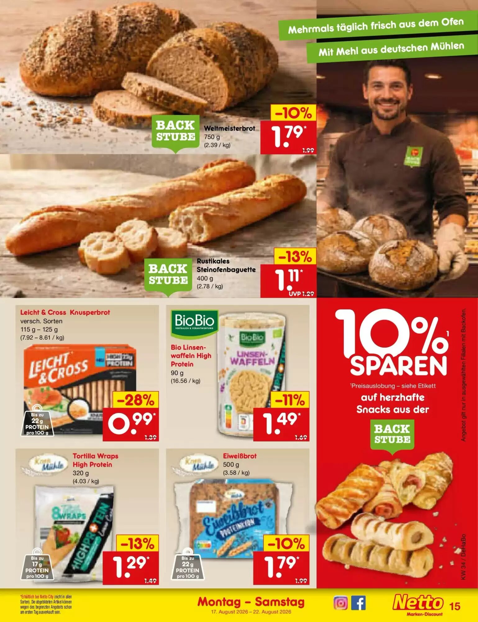 Netto Marken-Discount Prospekt (ab 17.08.2026) zum Blättern - Seite 21