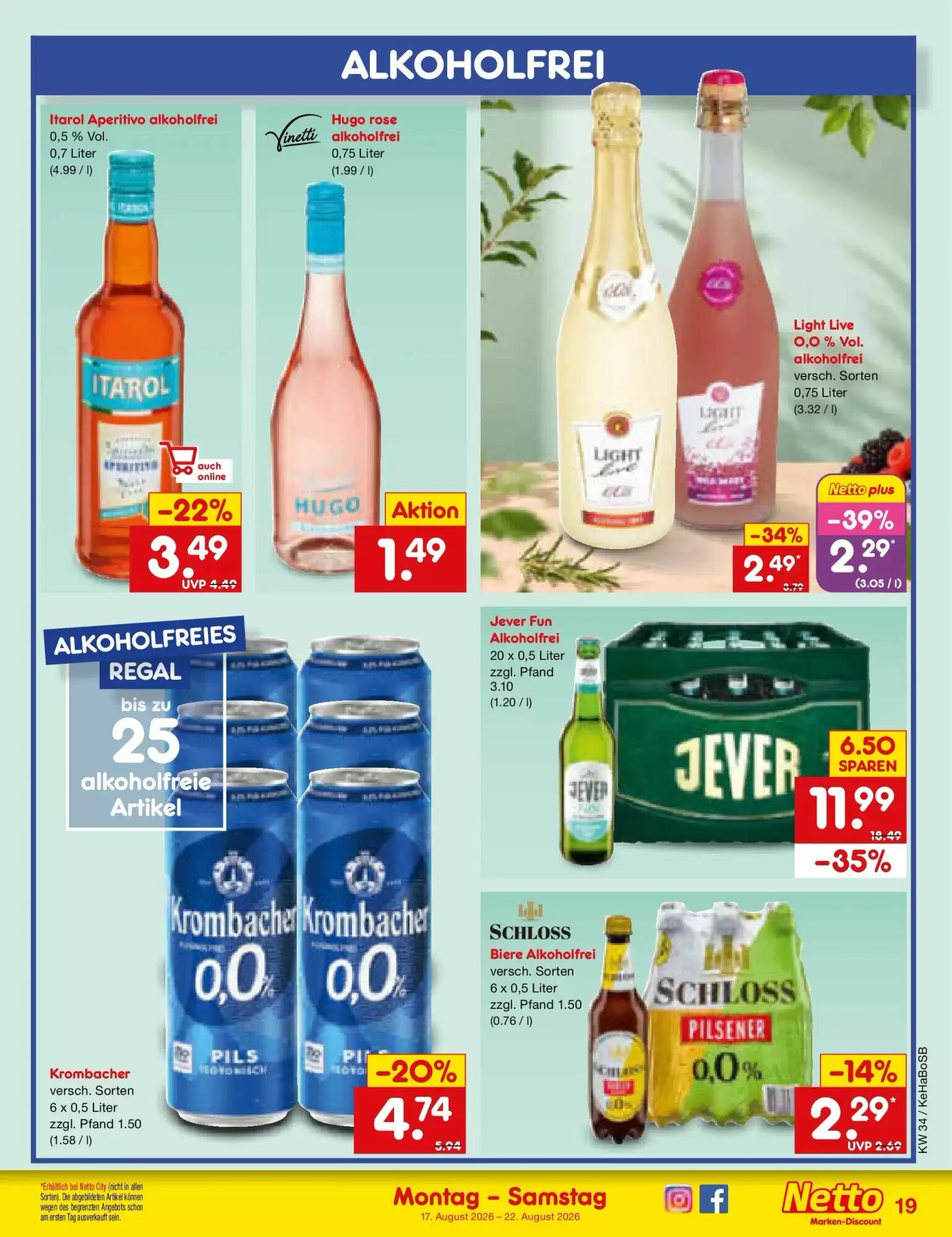 Netto Marken-Discount Prospekt (ab 17.08.2026) zum Blättern - Seite 25