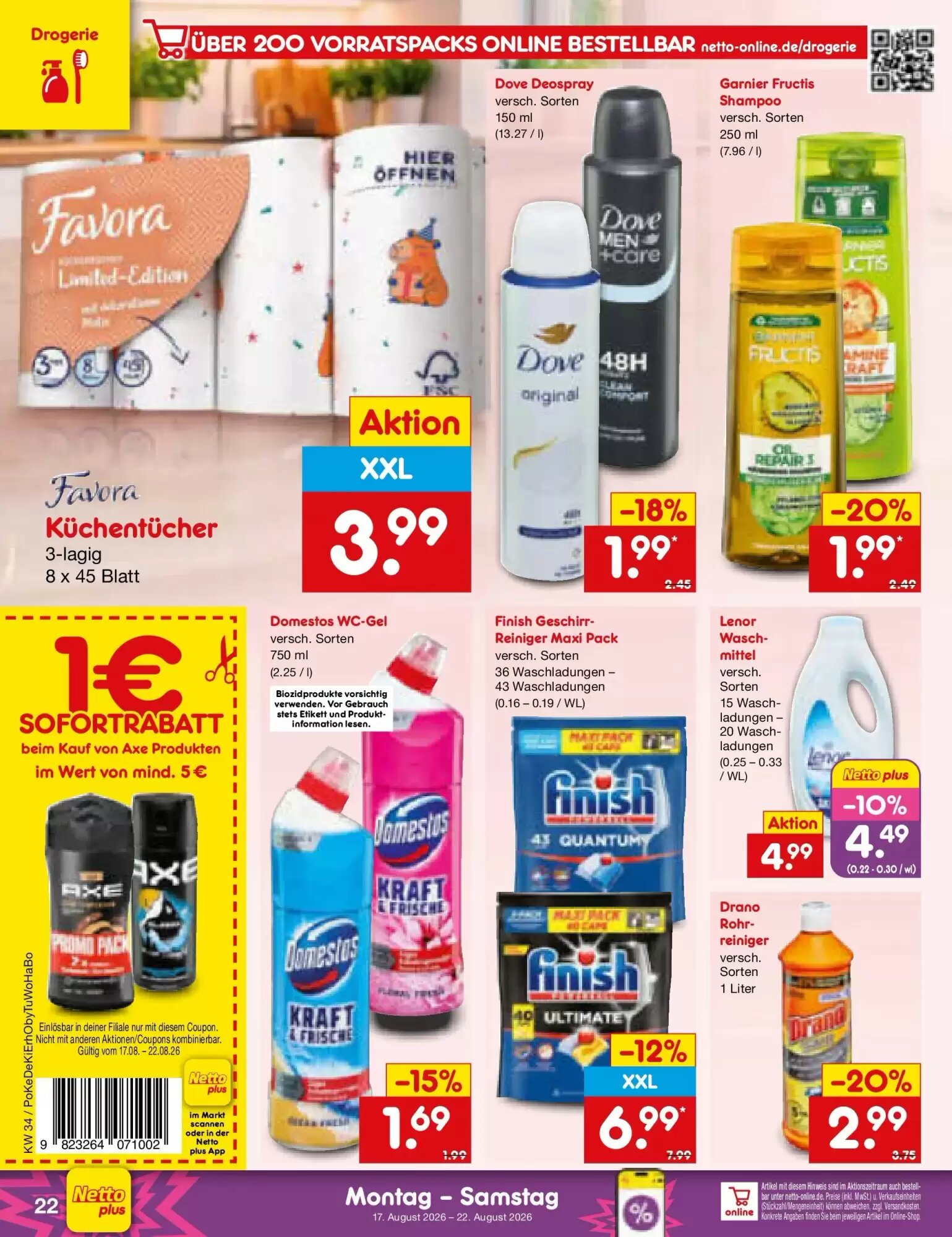 Netto Marken-Discount Prospekt (ab 17.08.2026) zum Blättern - Seite 32