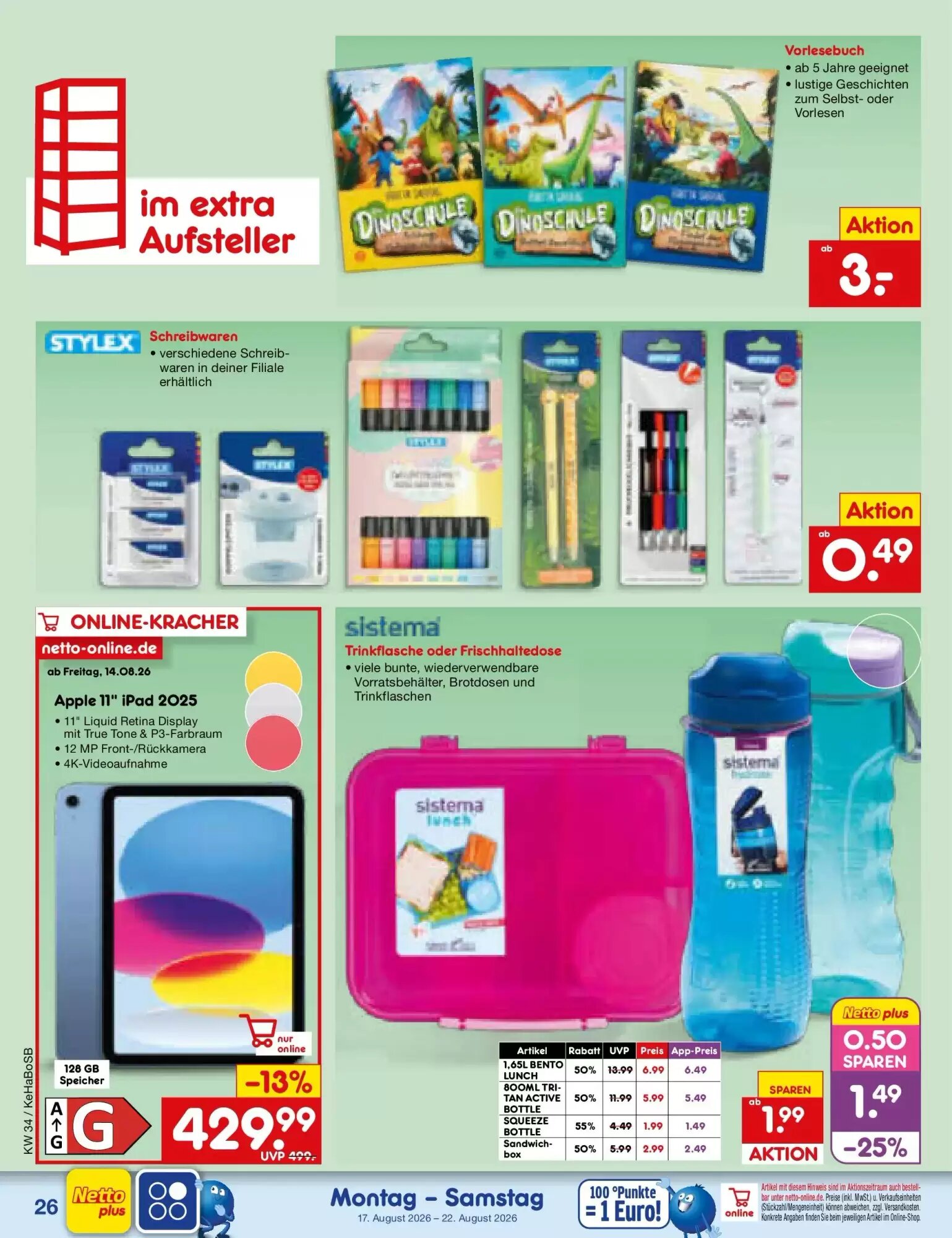 Netto Marken-Discount Prospekt (ab 17.08.2026) zum Blättern - Seite 36