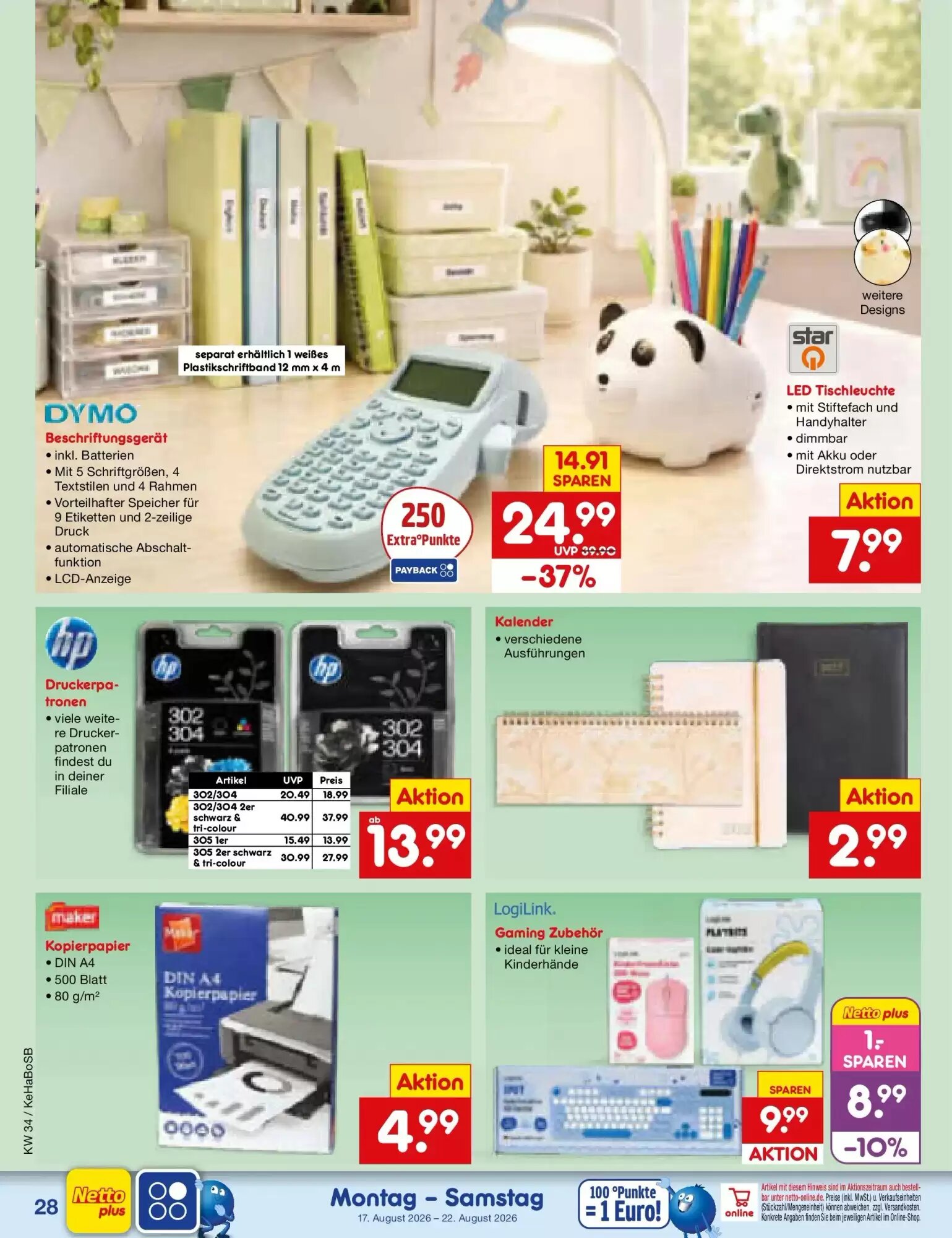 Netto Marken-Discount Prospekt (ab 17.08.2026) zum Blättern - Seite 38