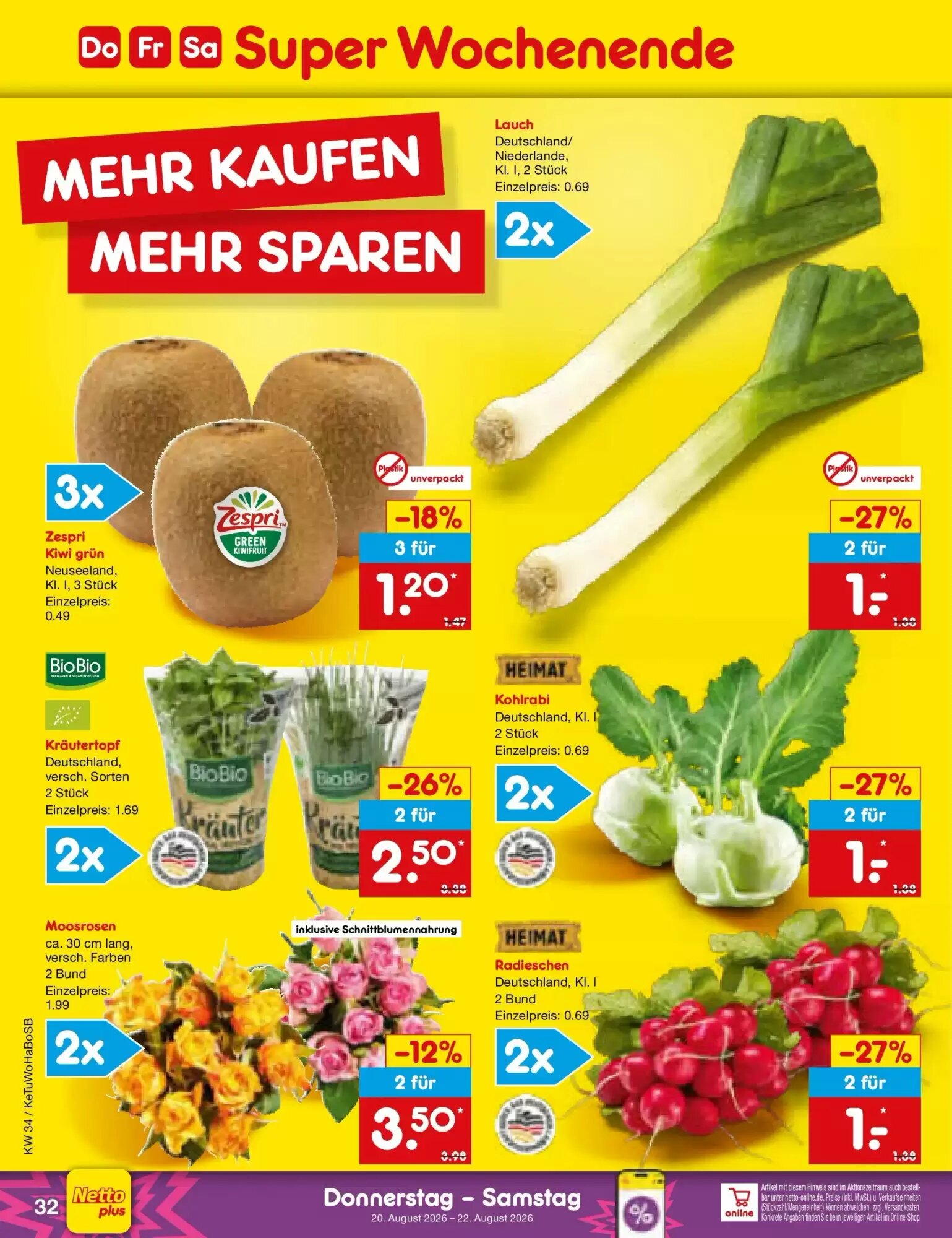 Netto Marken-Discount Prospekt (ab 17.08.2026) zum Blättern - Seite 50