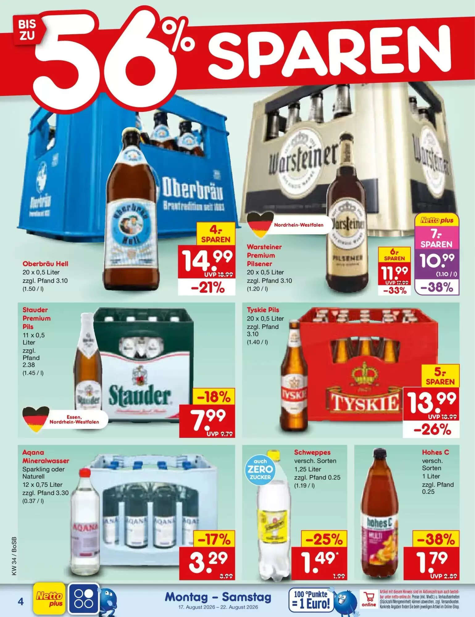 Netto Marken-Discount Prospekt (ab 17.08.2026) zum Blättern - Seite 6