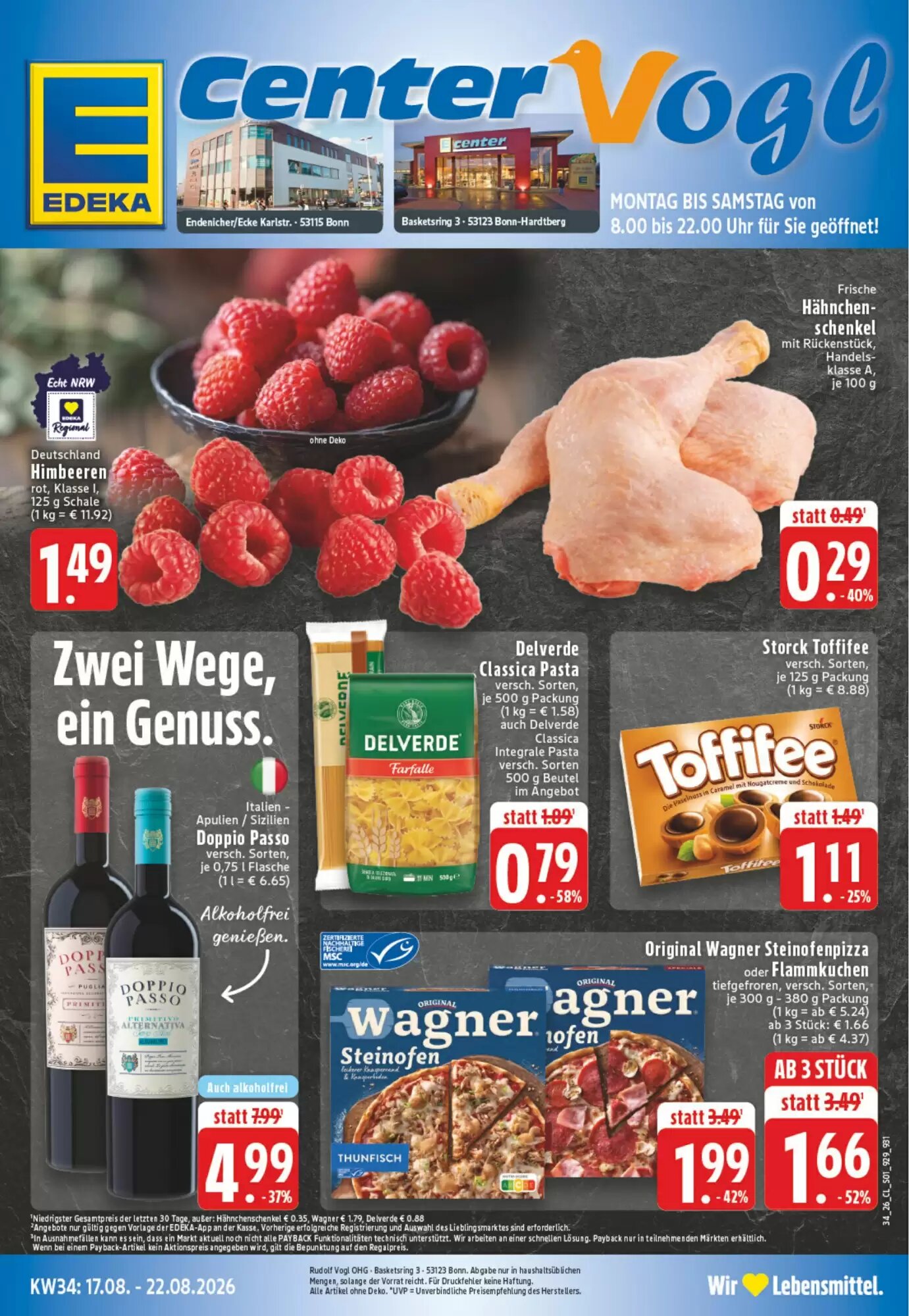 EDEKA Vogl Prospekt (ab 17.08.2026) zum Blättern - Seite 1