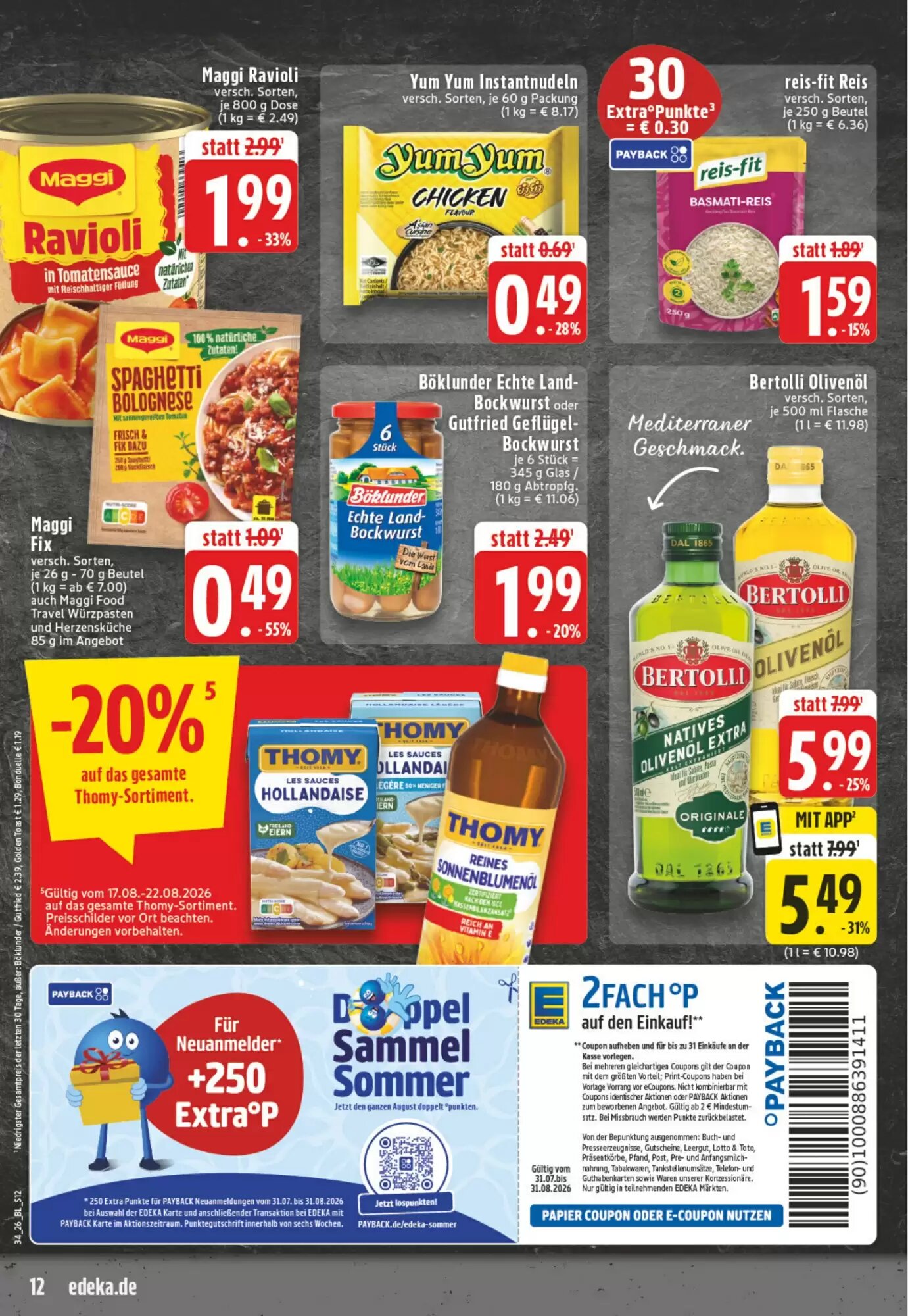 EDEKA Vogl Prospekt (ab 17.08.2026) zum Blättern - Seite 12