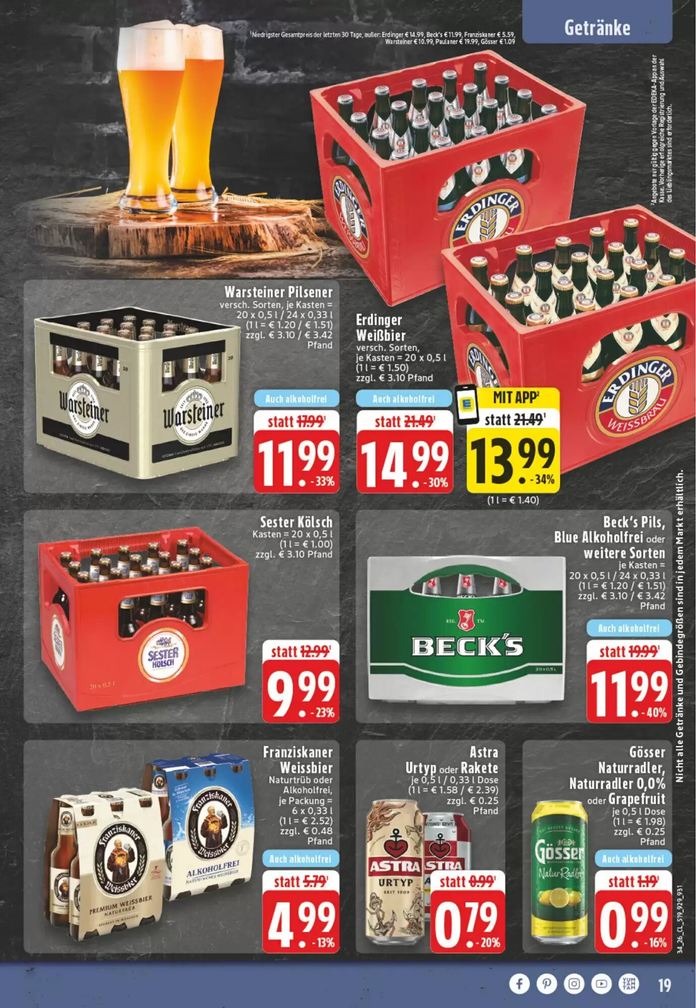 EDEKA Vogl Prospekt (ab 17.08.2026) zum Blättern - Seite 19