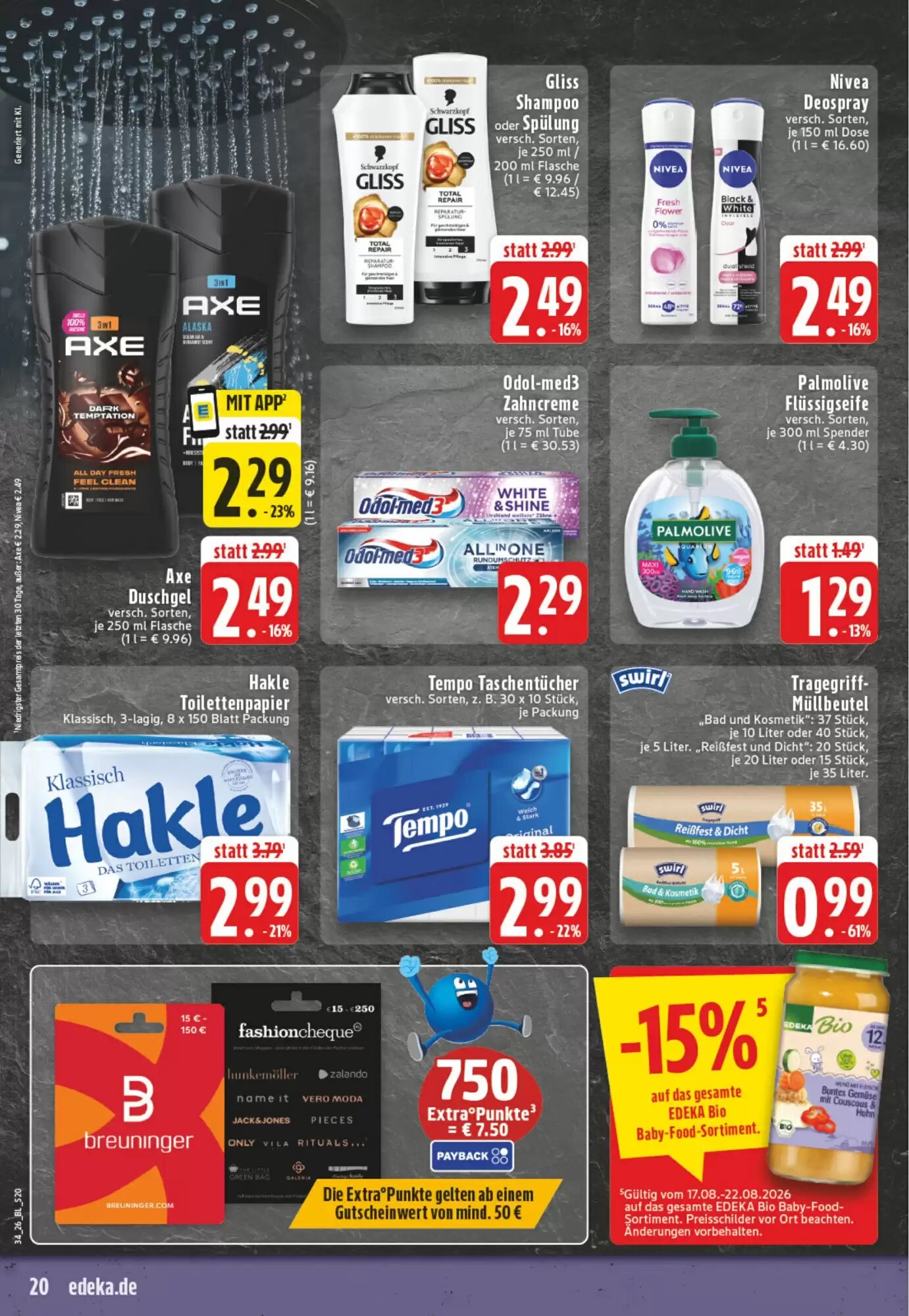 EDEKA Vogl Prospekt (ab 17.08.2026) zum Blättern - Seite 20