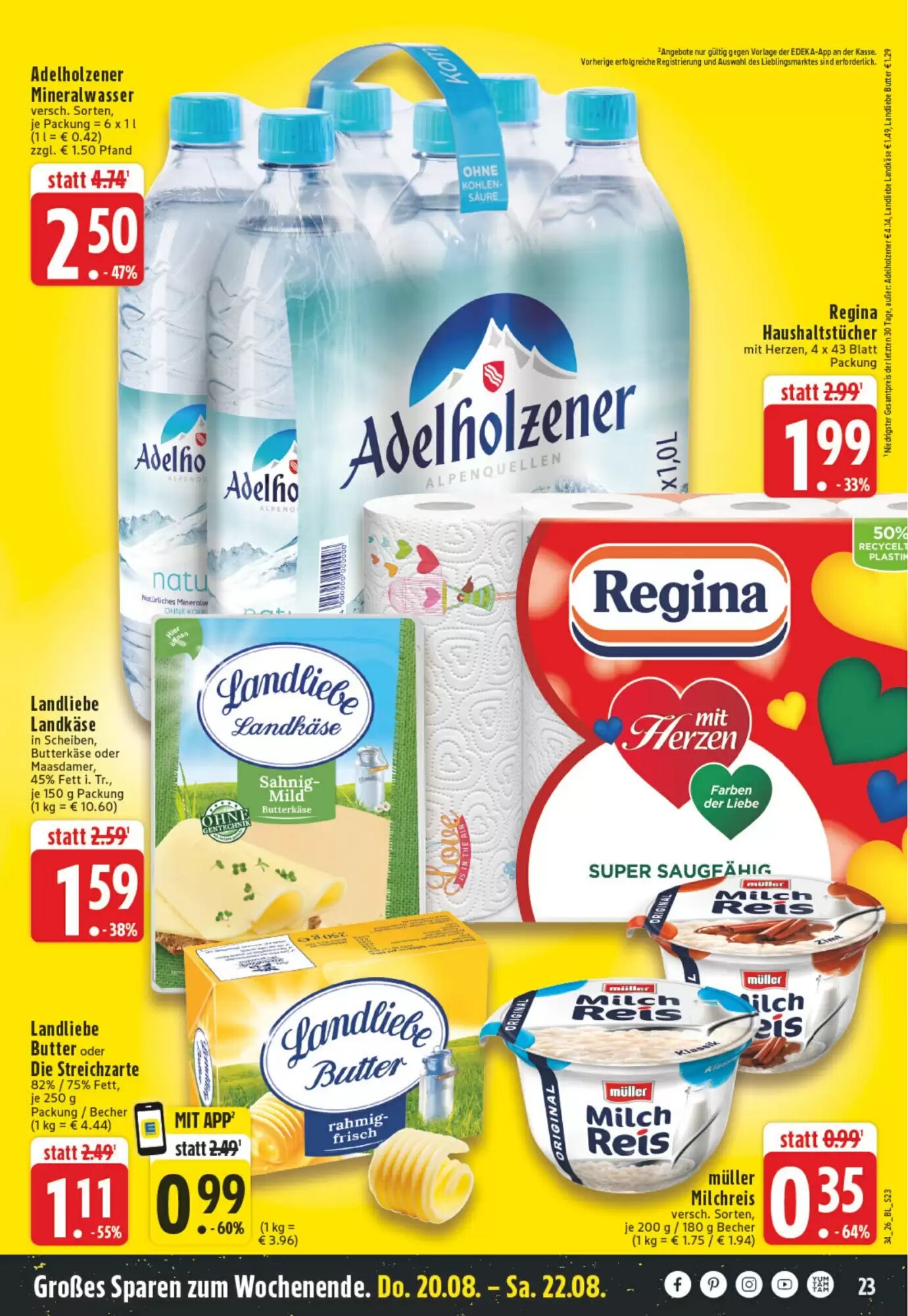 EDEKA Vogl Prospekt (ab 17.08.2026) zum Blättern - Seite 23