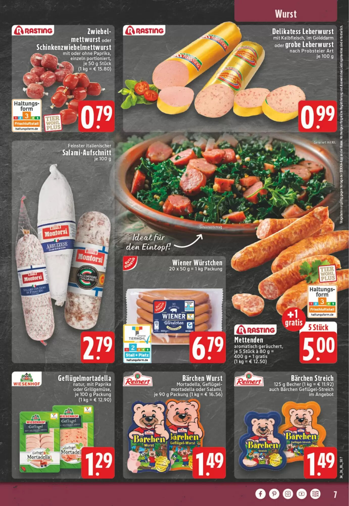 EDEKA Vogl Prospekt (ab 17.08.2026) zum Blättern - Seite 7