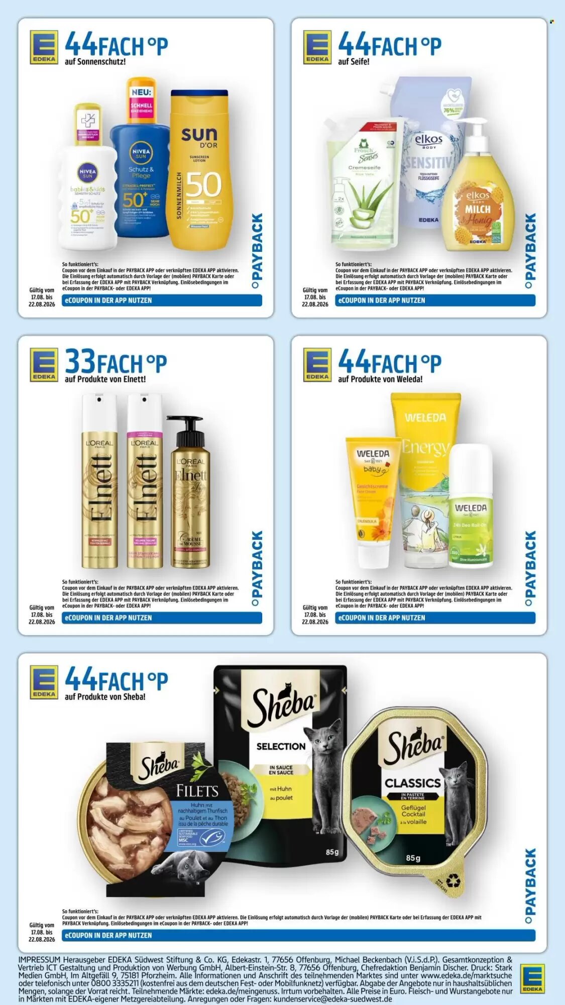 Edeka Aktiv Markt Prospekt (ab 17.08.2026) zum Blättern - Seite 36