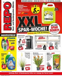 Repo Markt Prospekt (ab 17.08.2026) zum Blättern