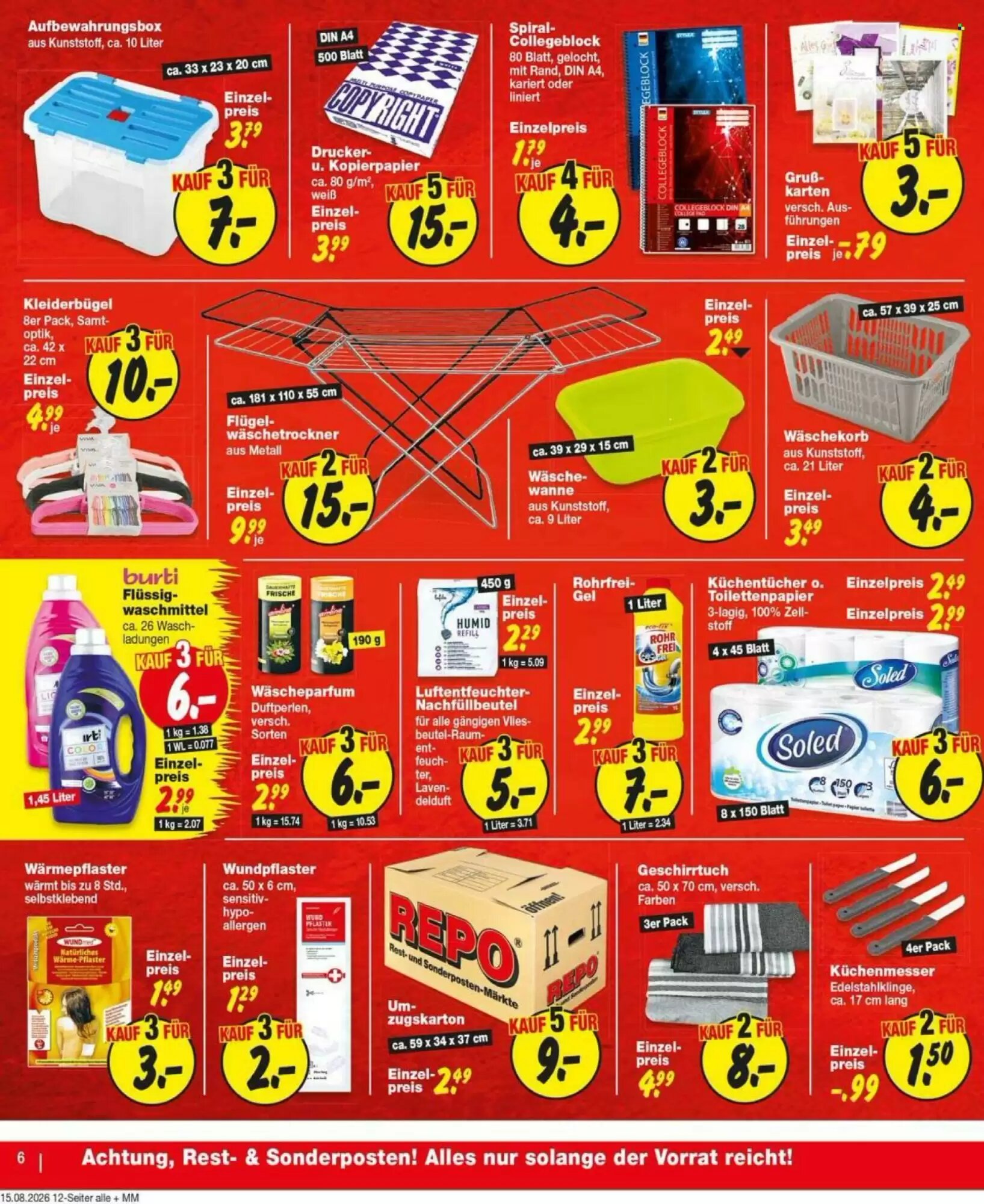 Repo Markt Prospekt (ab 17.08.2026) zum Blättern - Seite 6