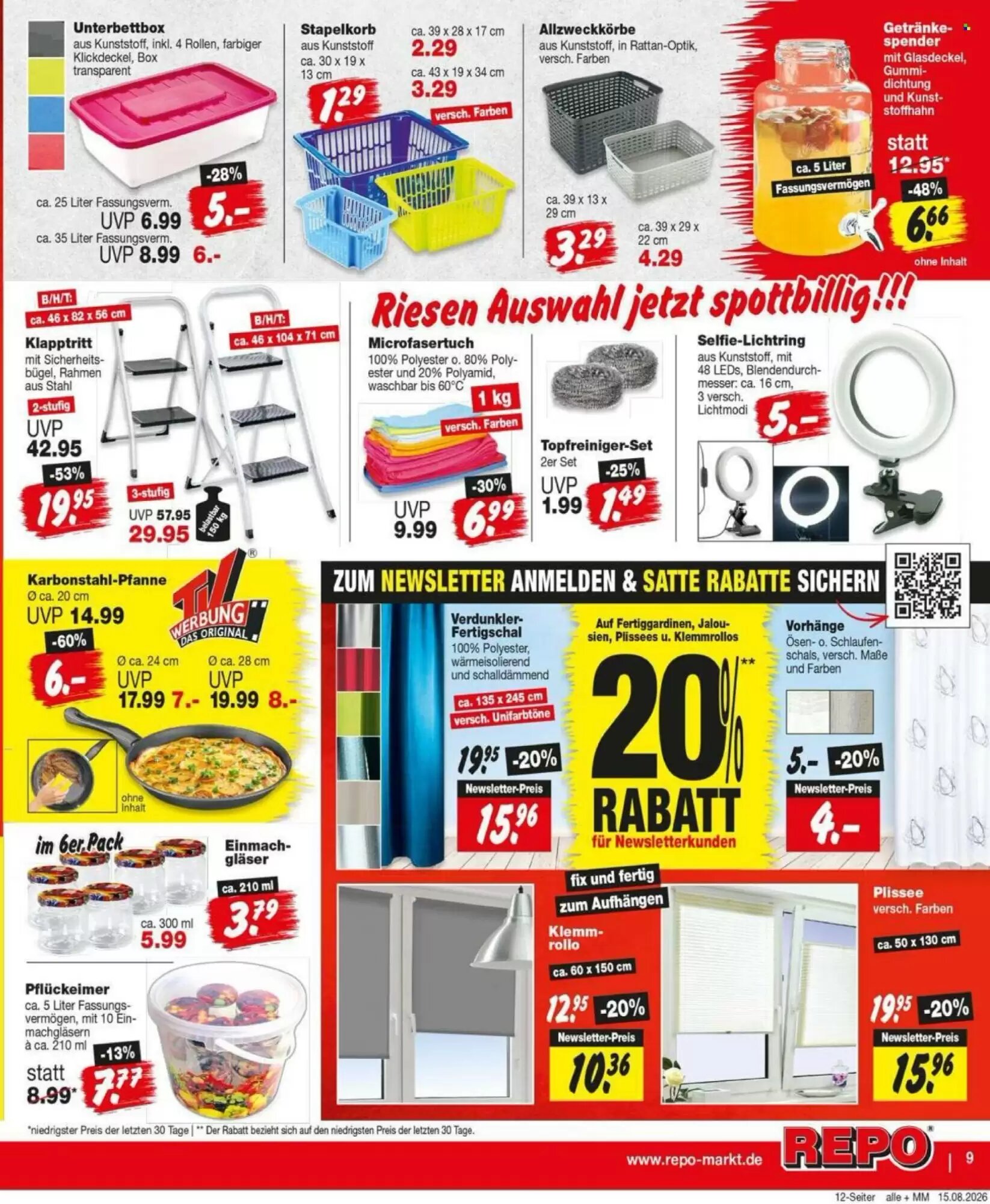 Repo Markt Prospekt (ab 17.08.2026) zum Blättern - Seite 9
