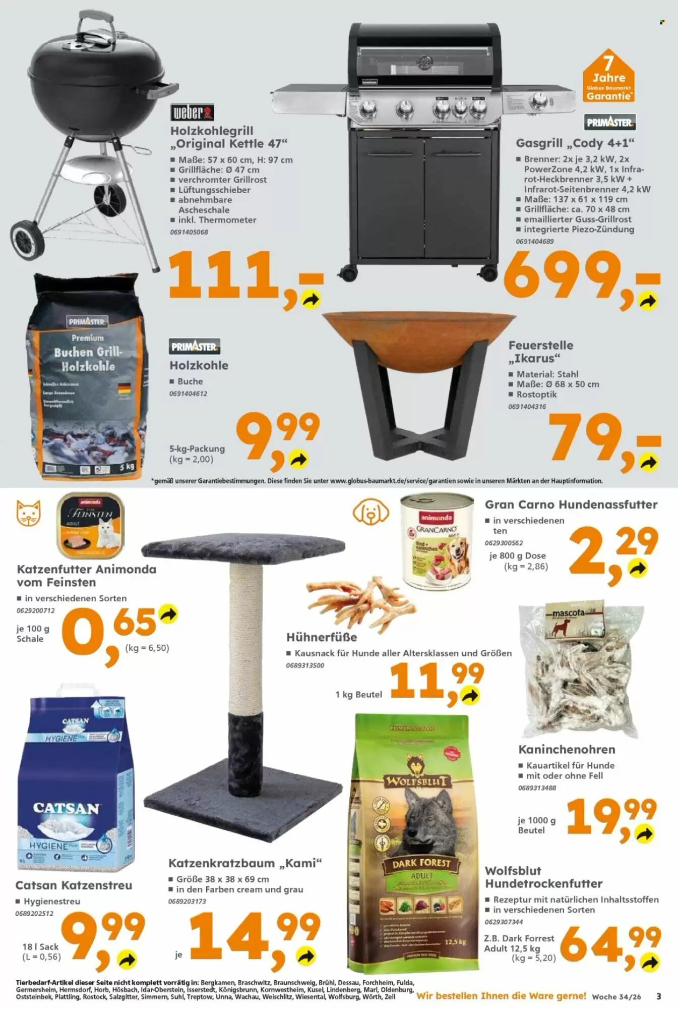 Globus Baumarkt Prospekt (ab 17.08.2026) zum Blättern - Seite 3