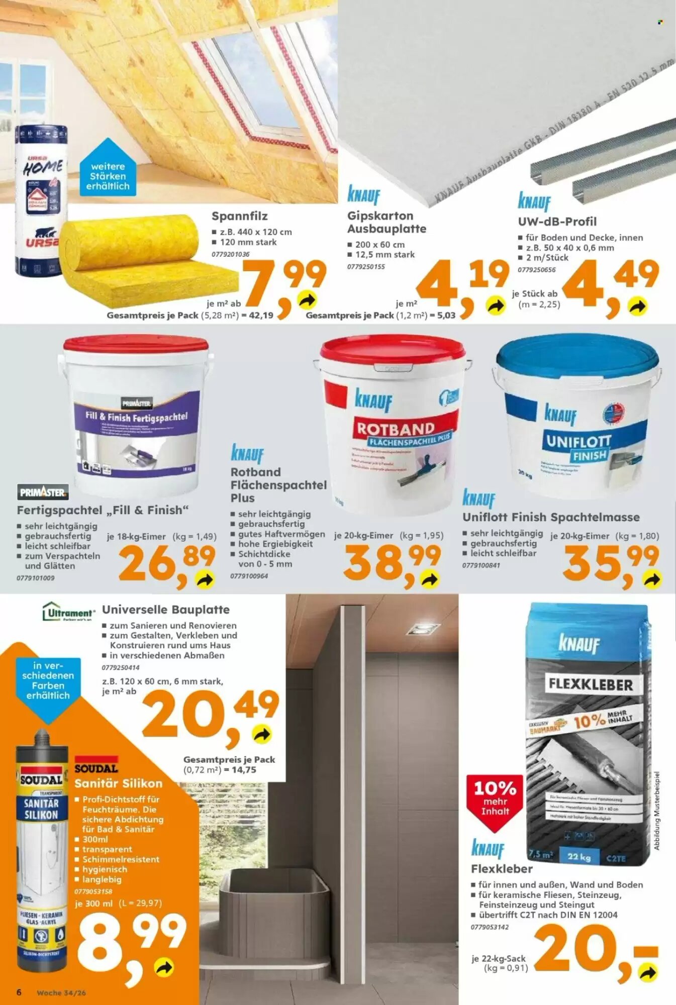 Globus Baumarkt Prospekt (ab 17.08.2026) zum Blättern - Seite 6
