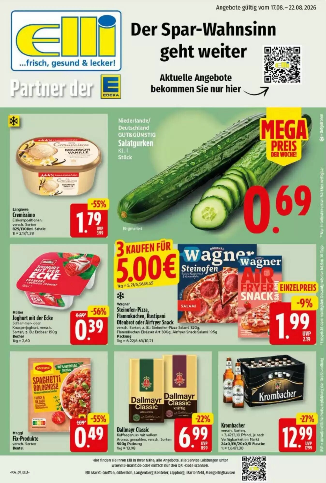 Elli Markt Prospekt (ab 17.08.2026) zum Blättern - Seite 1