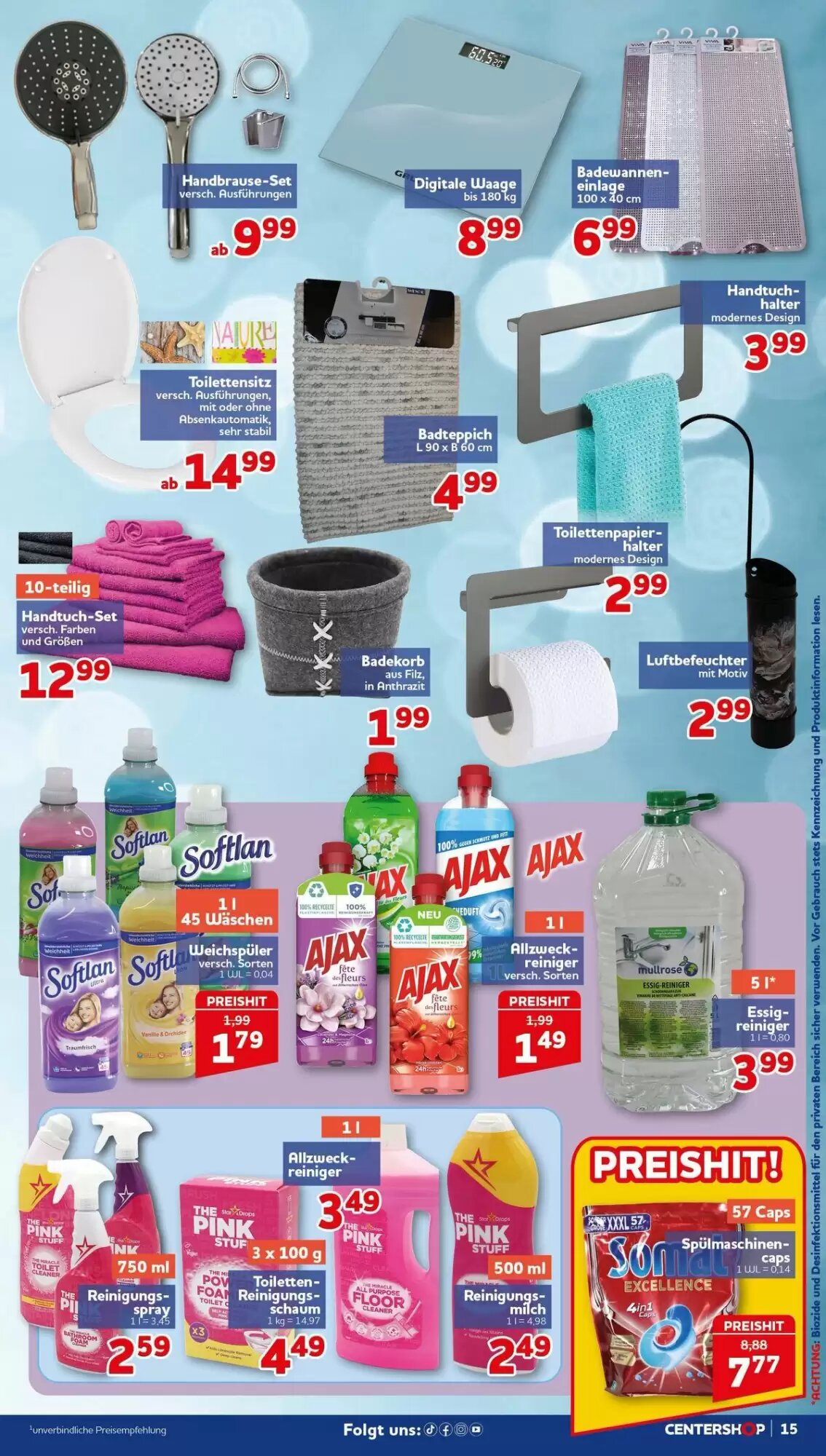 CENTERSHOP Prospekt (ab 17.08.2026) zum Blättern - Seite 15