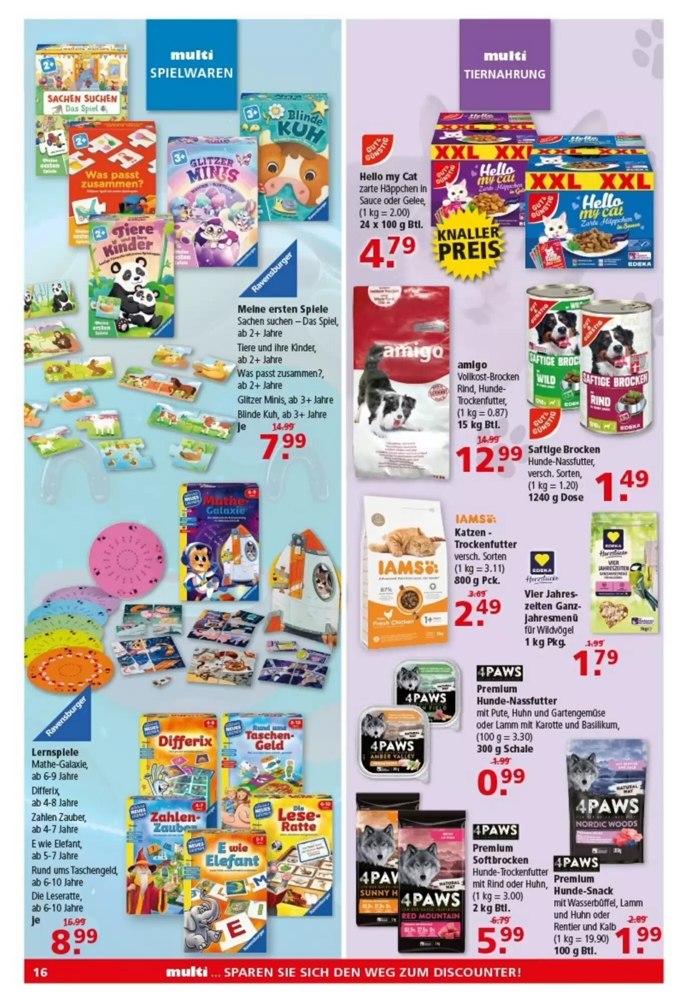 Multi Markt Prospekt (ab 17.08.2026) zum Blättern - Seite 16