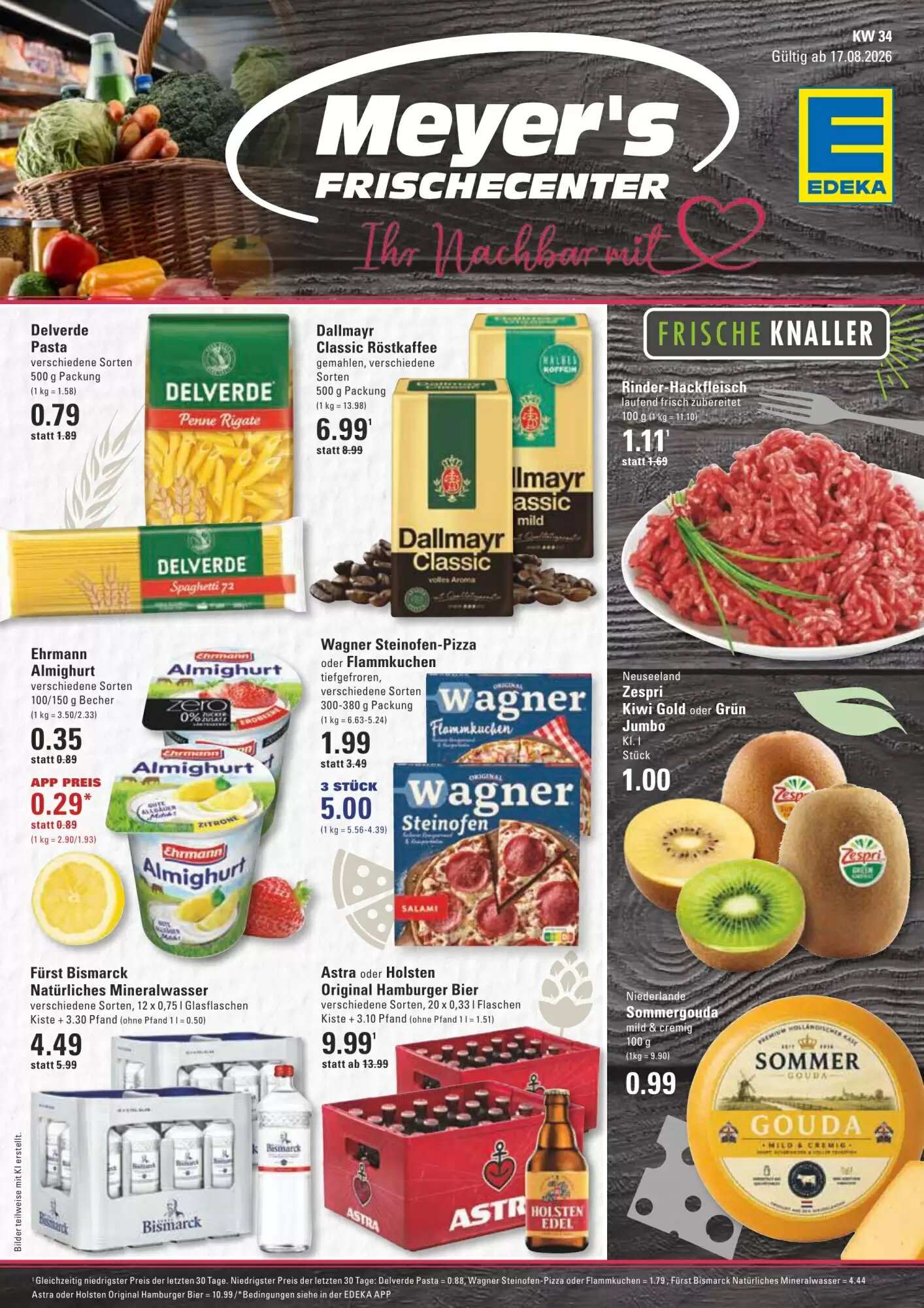 Meyer's Frischemarkt Prospekt (ab 17.08.2026) zum Blättern - Seite 1