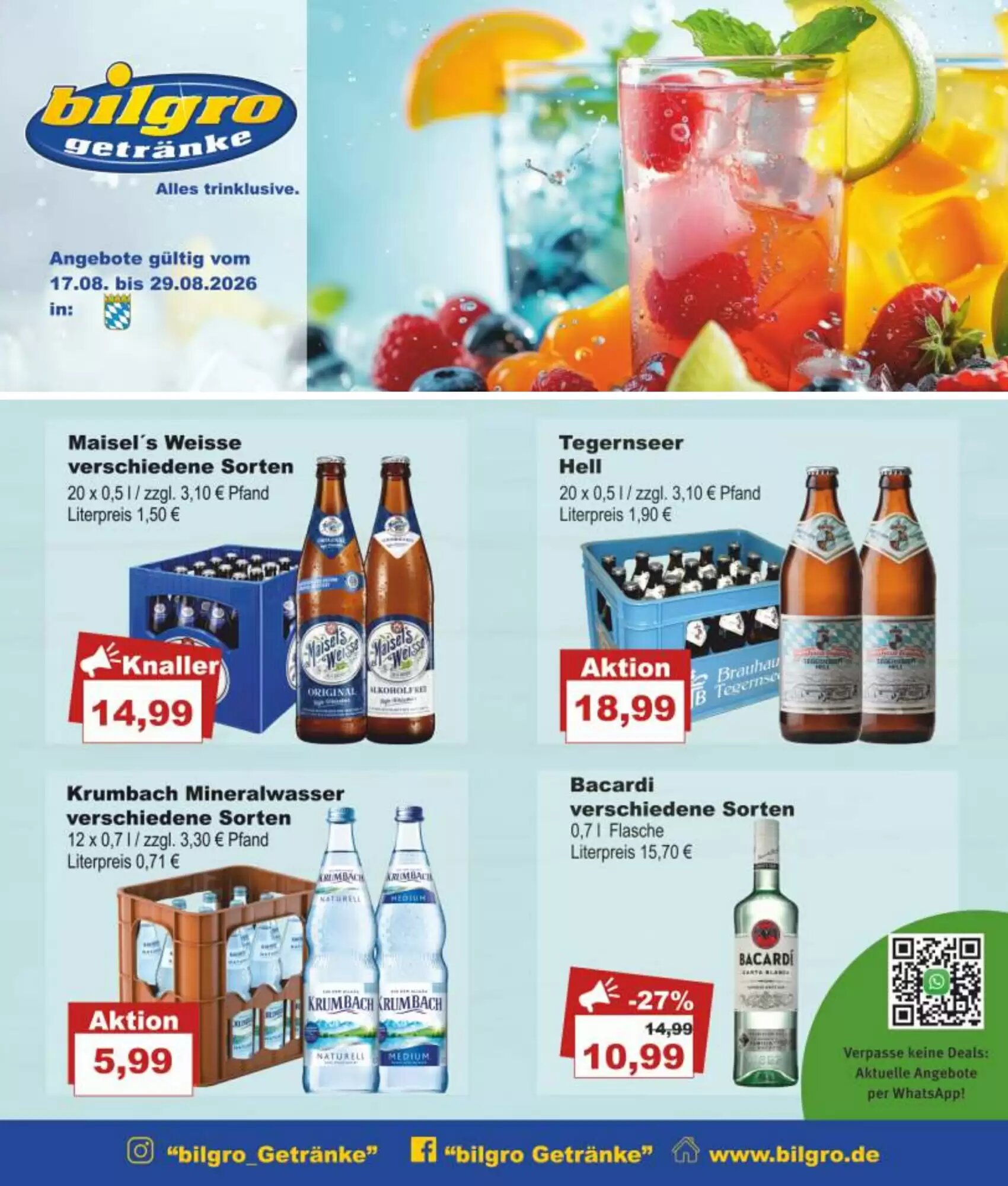 Bilgro Prospekt (ab 17.08.2026) zum Blättern - Seite 1