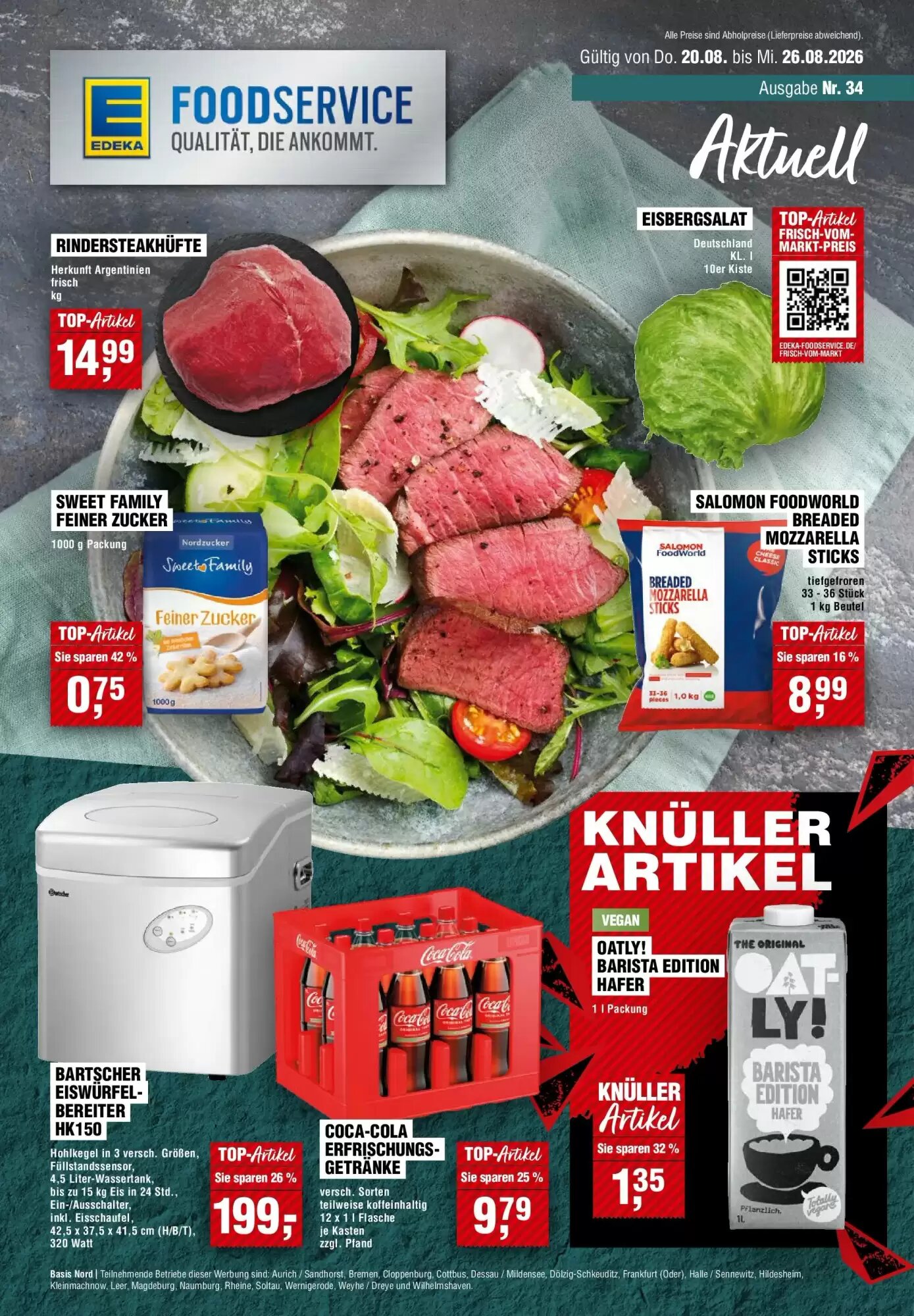 EDEKA Foodservice Prospekt (ab 19.08.2026) zum Blättern - Seite 1