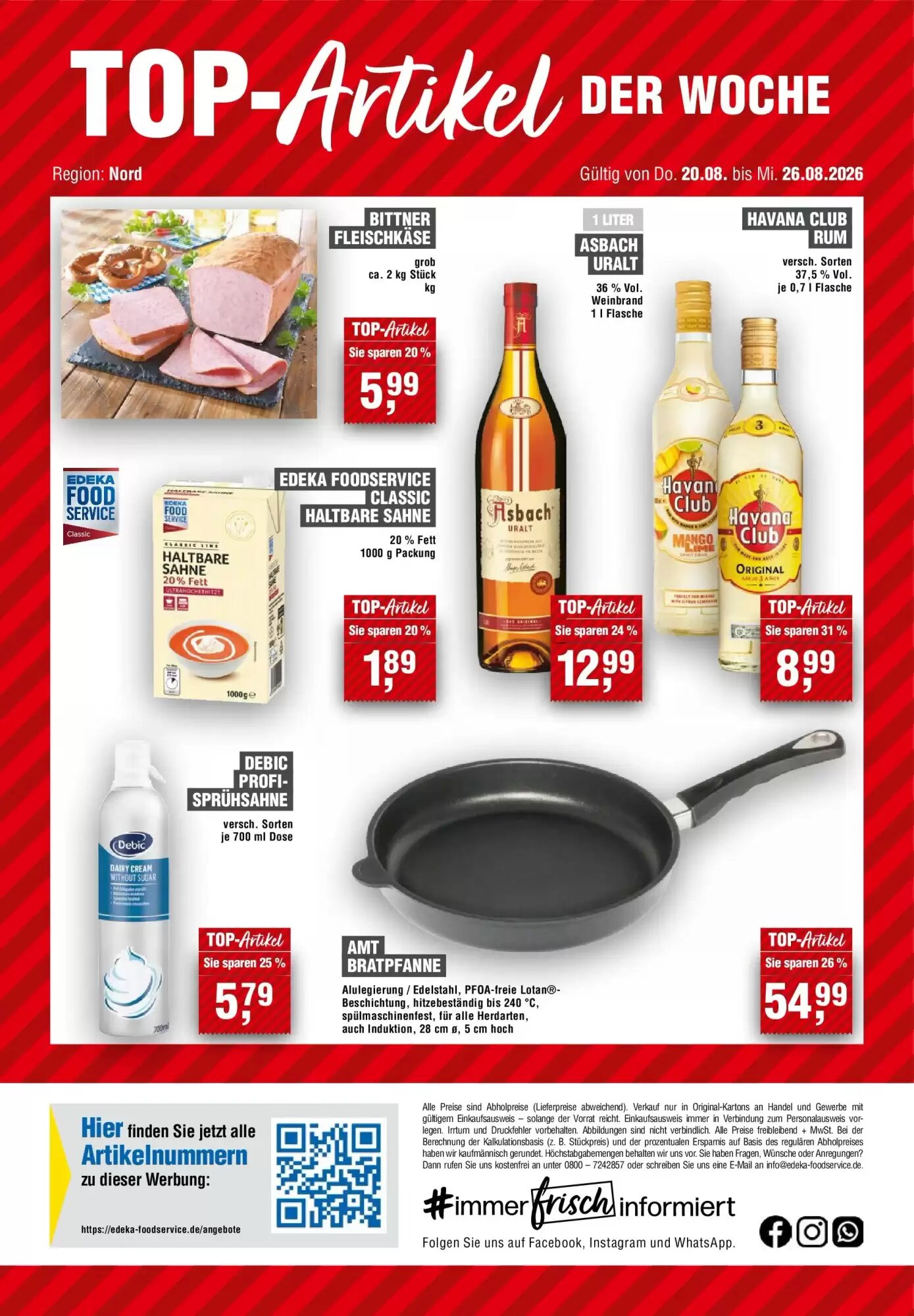 EDEKA Foodservice Prospekt (ab 19.08.2026) zum Blättern - Seite 14