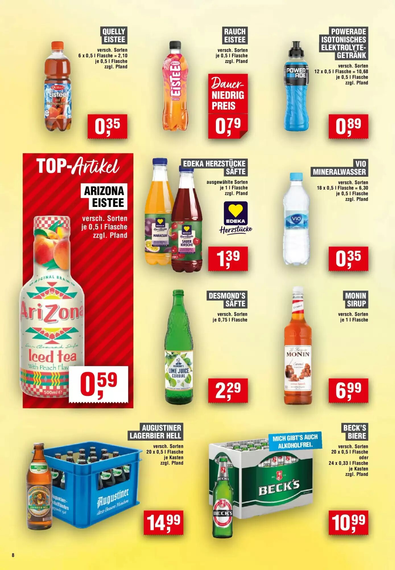 EDEKA Foodservice Prospekt (ab 19.08.2026) zum Blättern - Seite 8