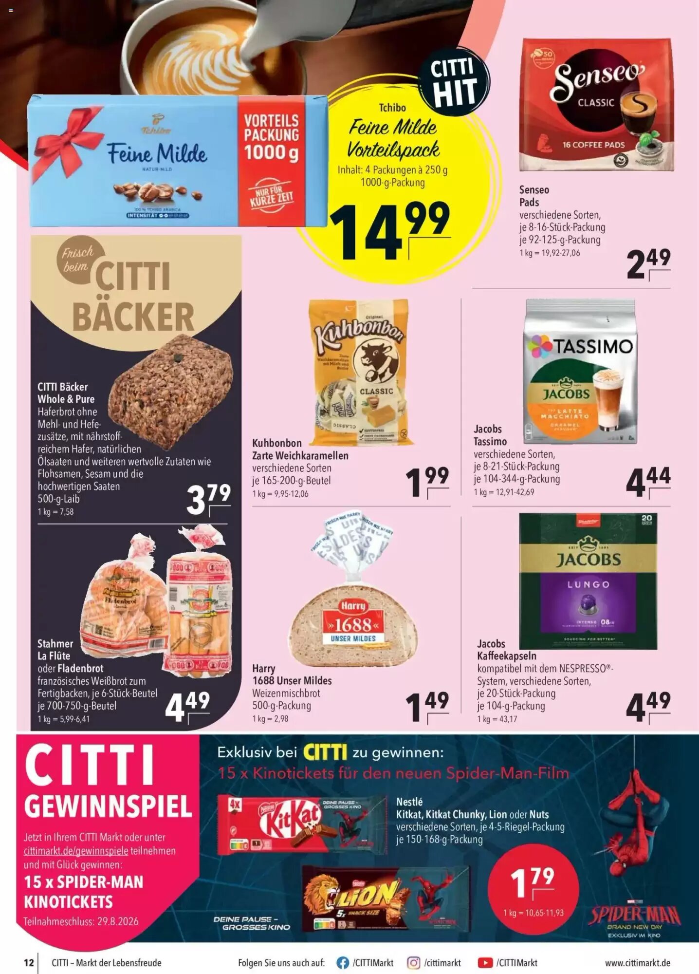 CITTI Markt Prospekt (ab 19.08.2026) zum Blättern - Seite 14