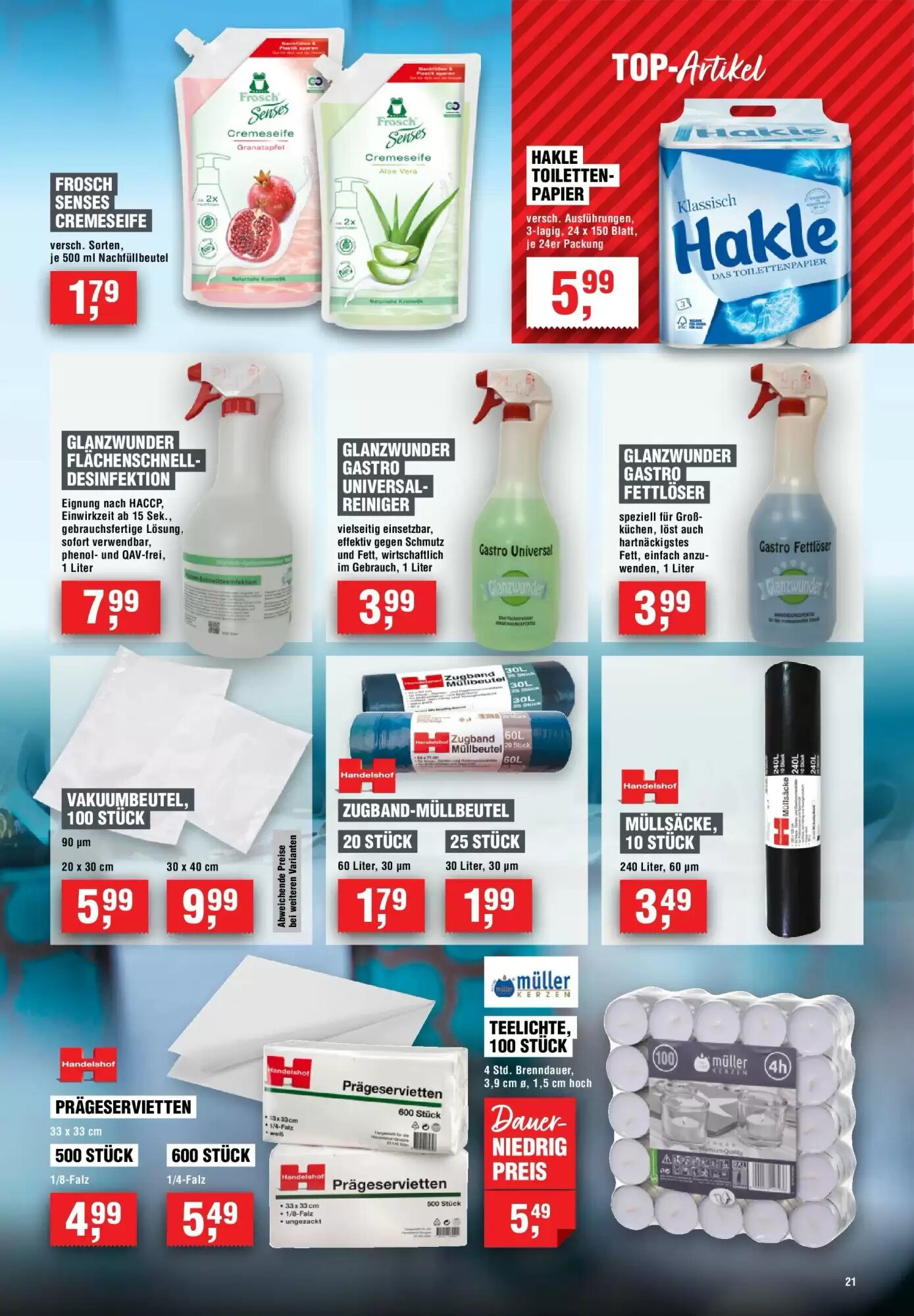 EDEKA Foodservice Prospekt (ab 19.08.2026) zum Blättern - Seite 21