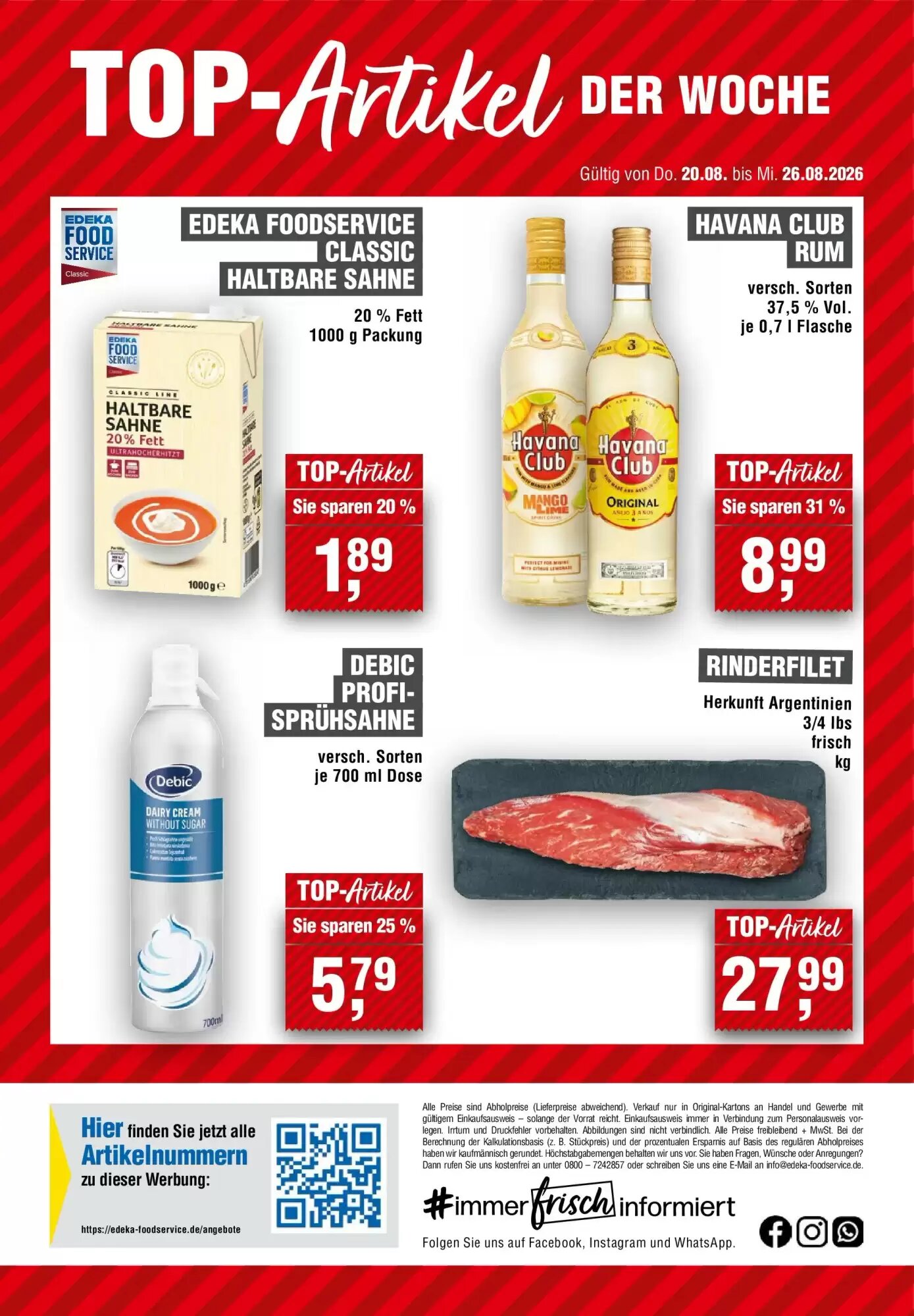 EDEKA Foodservice Prospekt (ab 19.08.2026) zum Blättern - Seite 24