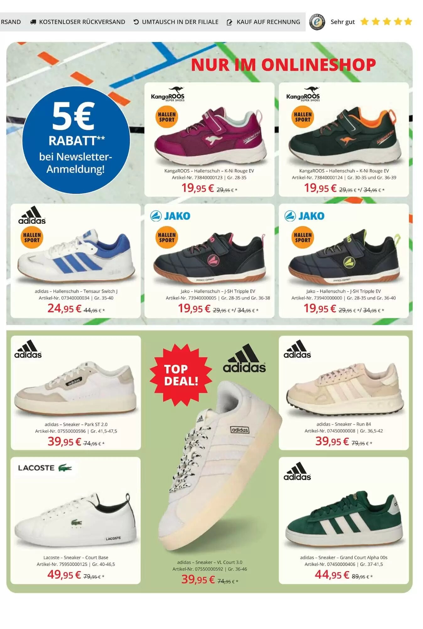 Schuhcenter Prospekt (ab 19.08.2026) zum Blättern - Seite 7