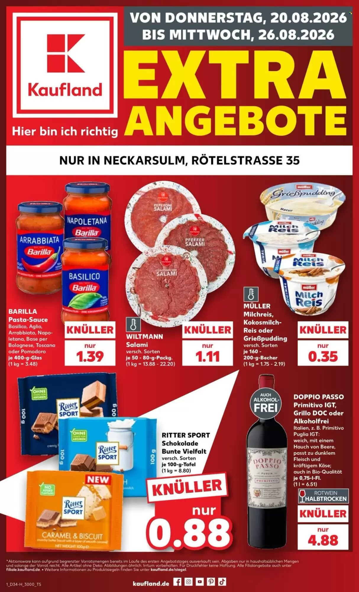 Kaufland Prospekt (ab 20.08.2026) zum Blättern - Seite 1