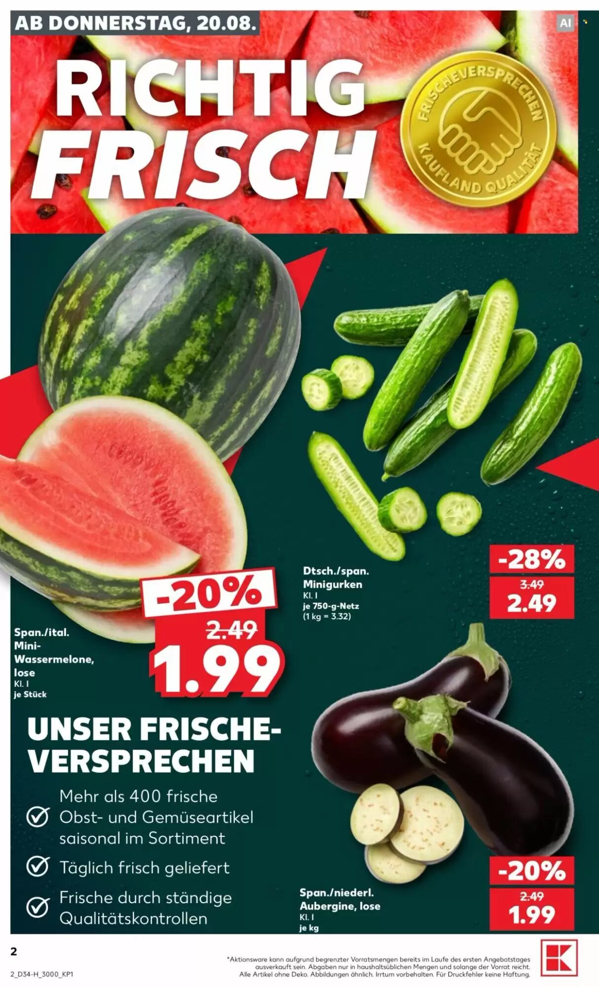 Kaufland Prospekt (ab 20.08.2026) zum Blättern - Seite 2