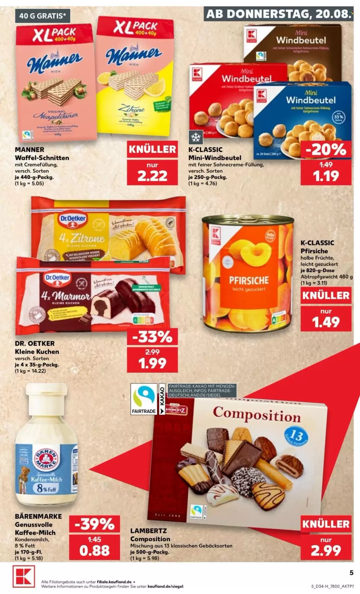 Kaufland Prospekt (ab 20.08.2026) zum Blättern - Seite 5