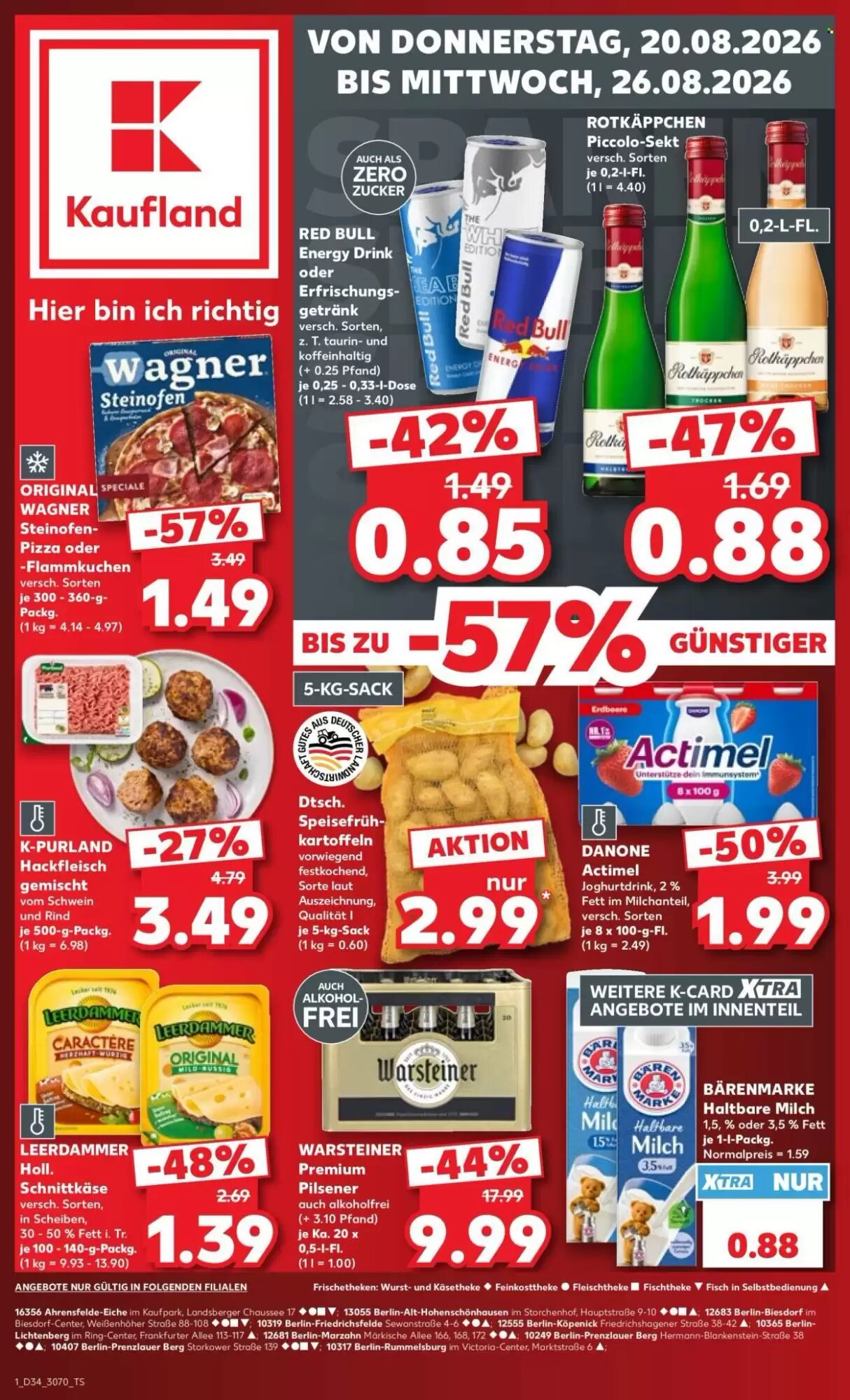 Kaufland Prospekt (ab 20.08.2026) zum Blättern - Seite 1