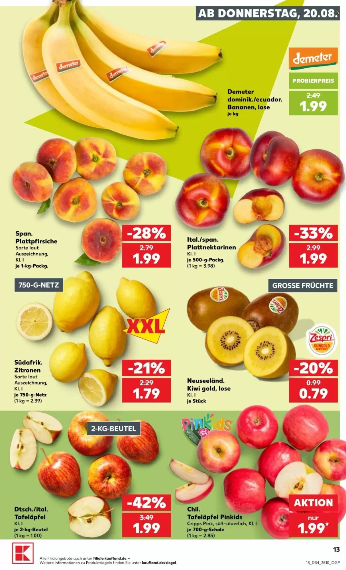 Kaufland Prospekt (ab 20.08.2026) zum Blättern - Seite 13