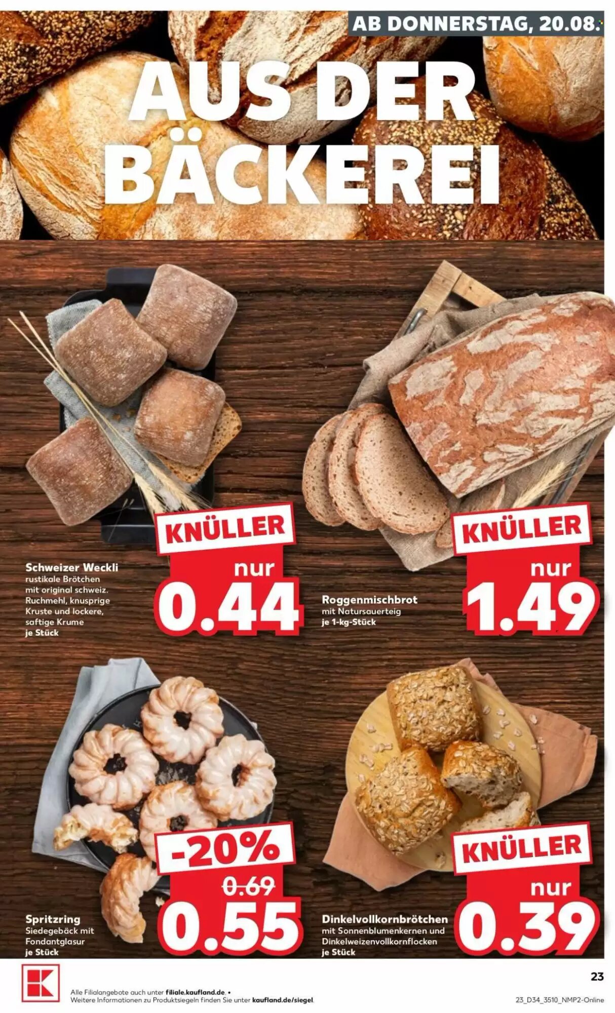 Kaufland Prospekt (ab 20.08.2026) zum Blättern - Seite 23