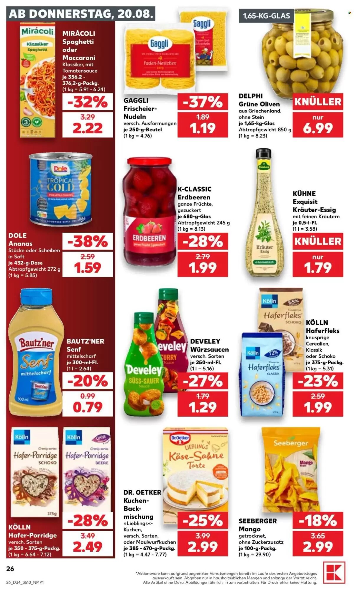 Kaufland Prospekt (ab 20.08.2026) zum Blättern - Seite 26
