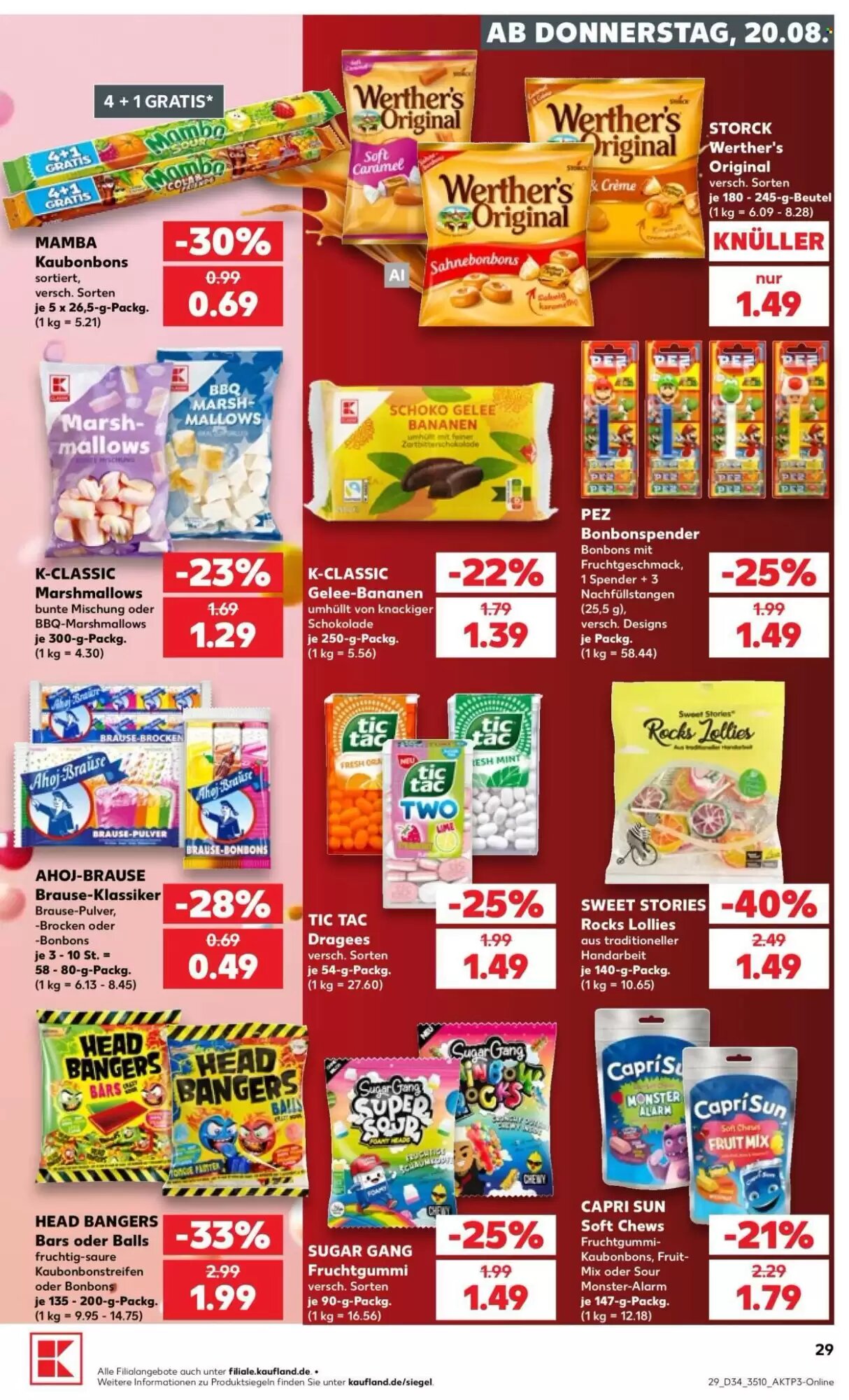 Kaufland Prospekt (ab 20.08.2026) zum Blättern - Seite 29